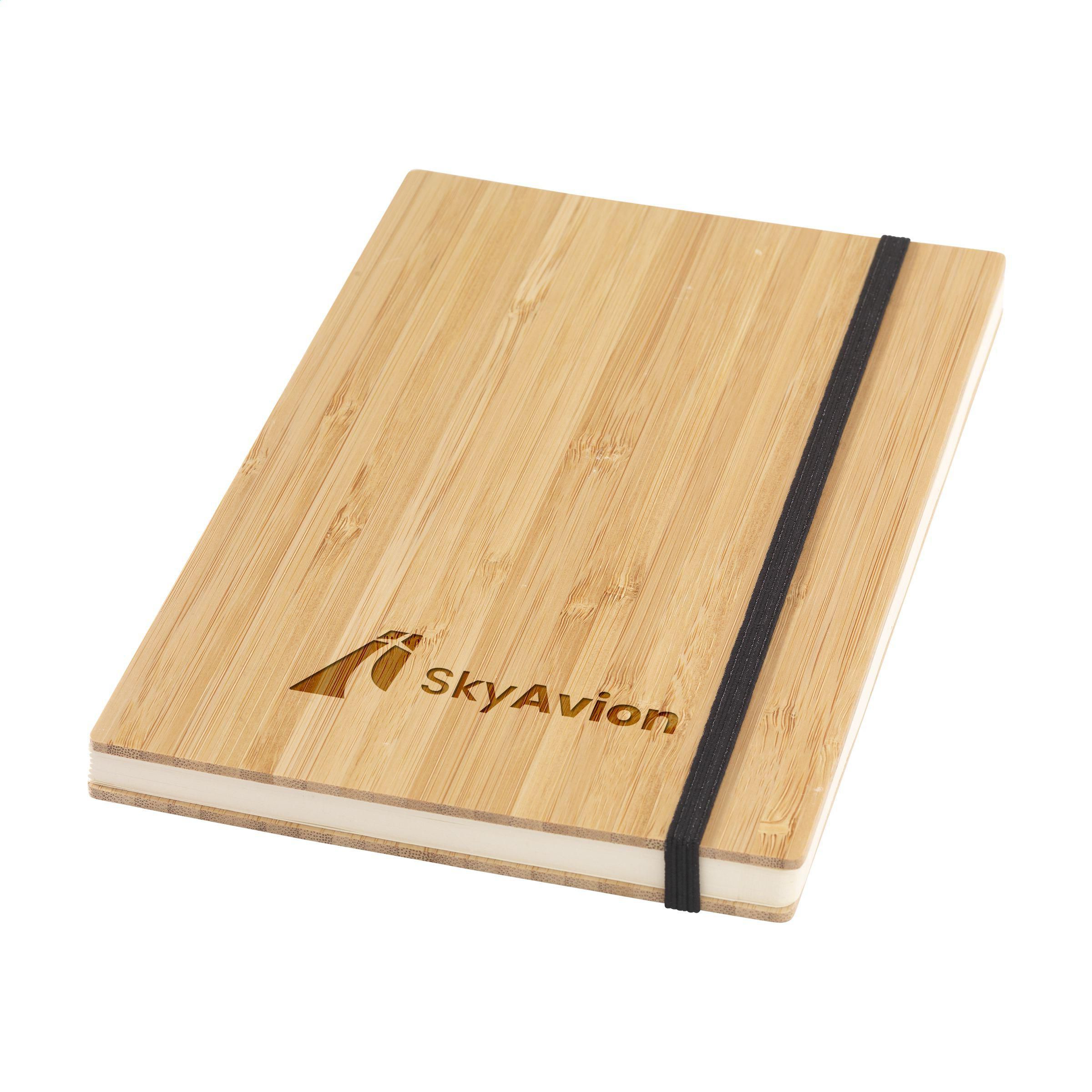 Vue 3 de Bamboo Journal Naked Spine Notebook A5 carnet de notes
