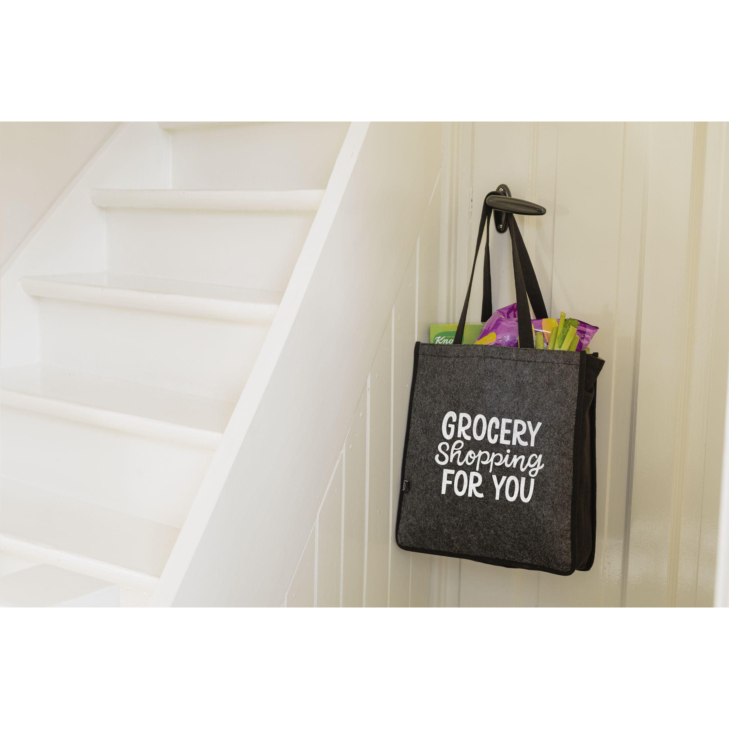 Vue 6 de Vibe Shopper GRS RPET Felt/Cotton (320 g/m²) sac