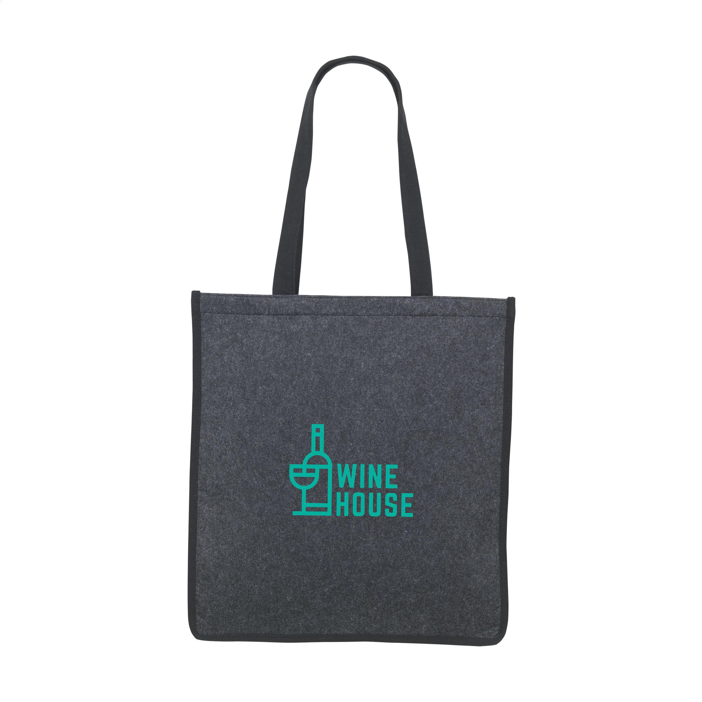 Vue 2 de Vibe Shopper GRS RPET Felt/Cotton (320 g/m²) sac