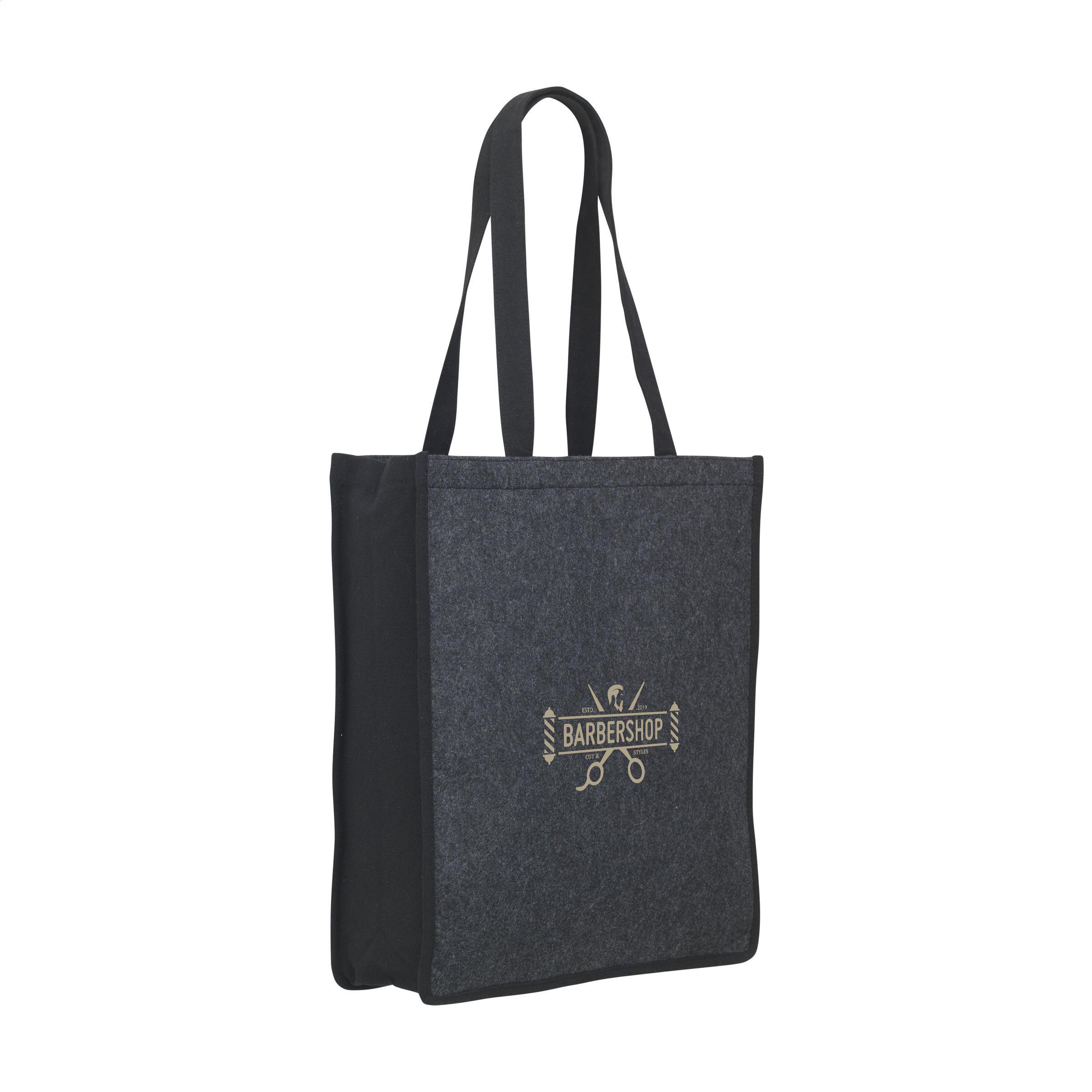 Vue 4 de Vibe Shopper GRS RPET Felt/Cotton (320 g/m²) sac