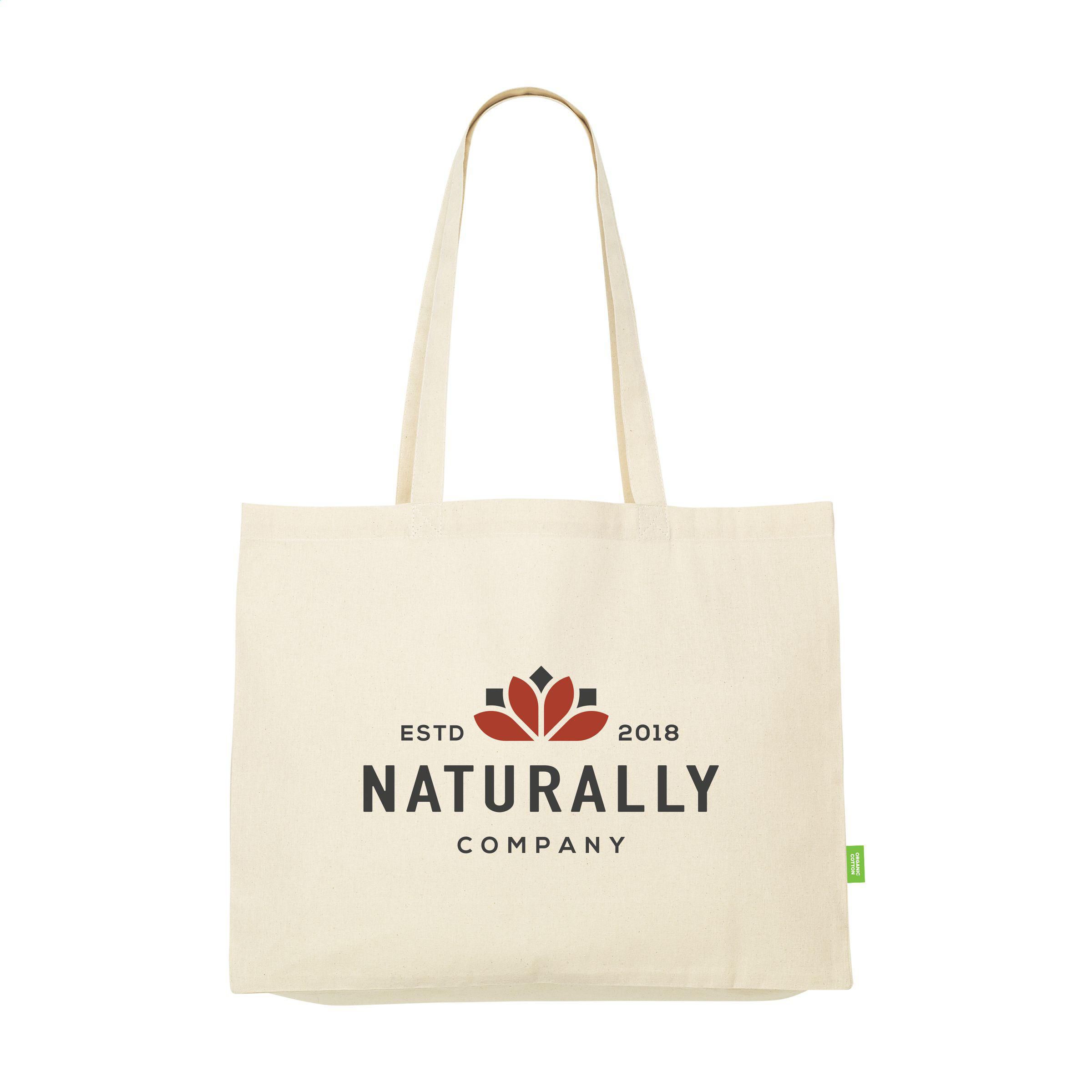 Vue 2 de Shopper Organic Cotton (180 g/m²) sac shopping