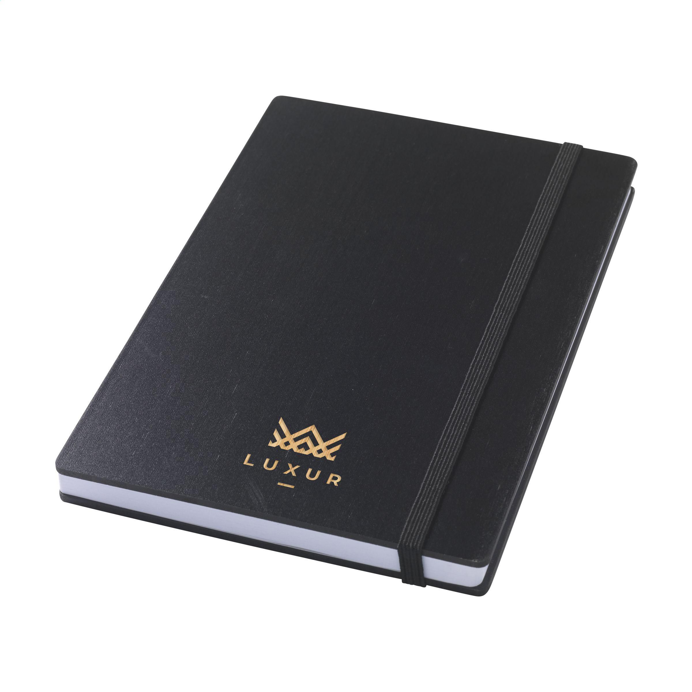 Vue 3 de Bamboo Journal Naked Spine Notebook Black A5 carnet de notes