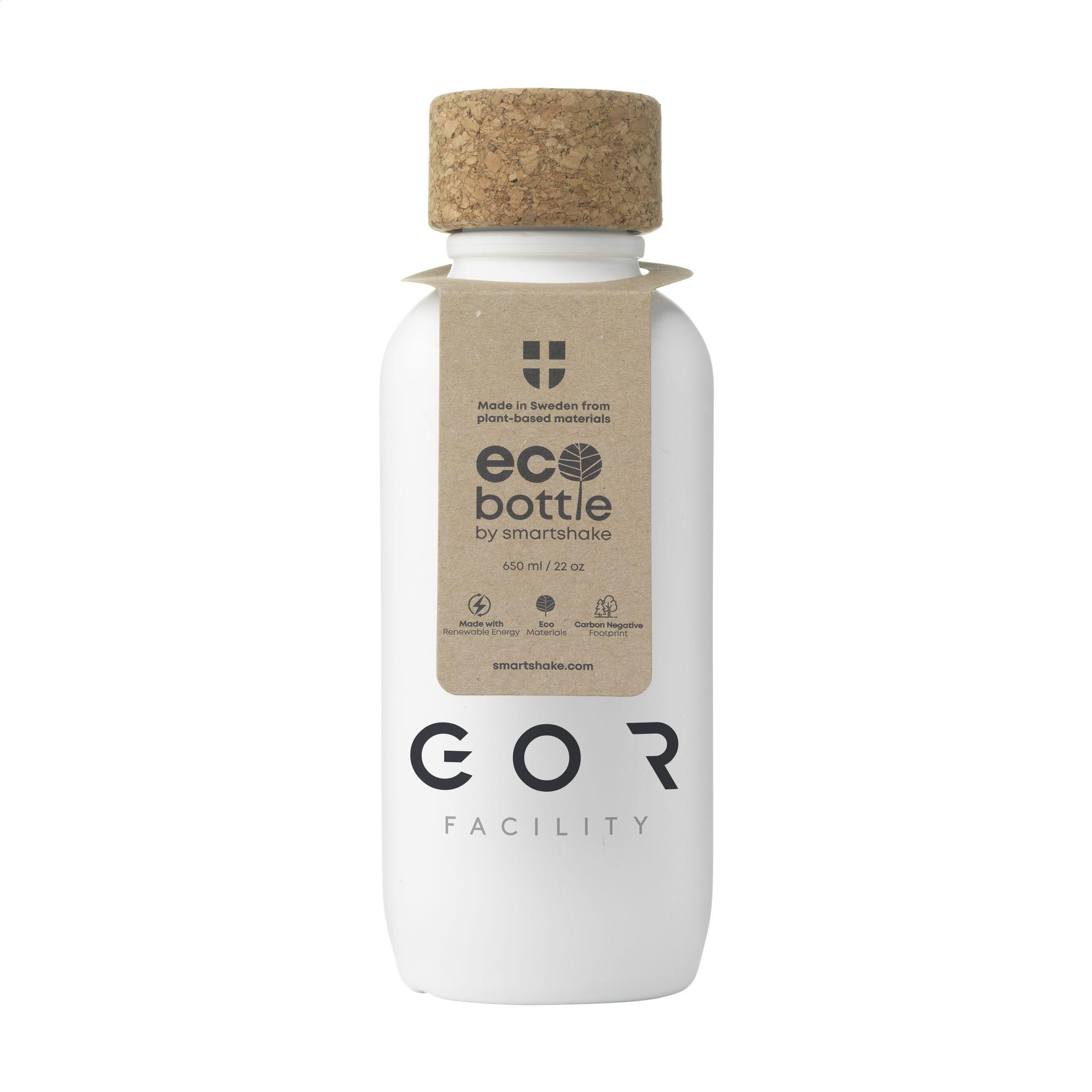 EcoBottle White 650 ml d'origine végétale - fabriquée en EU