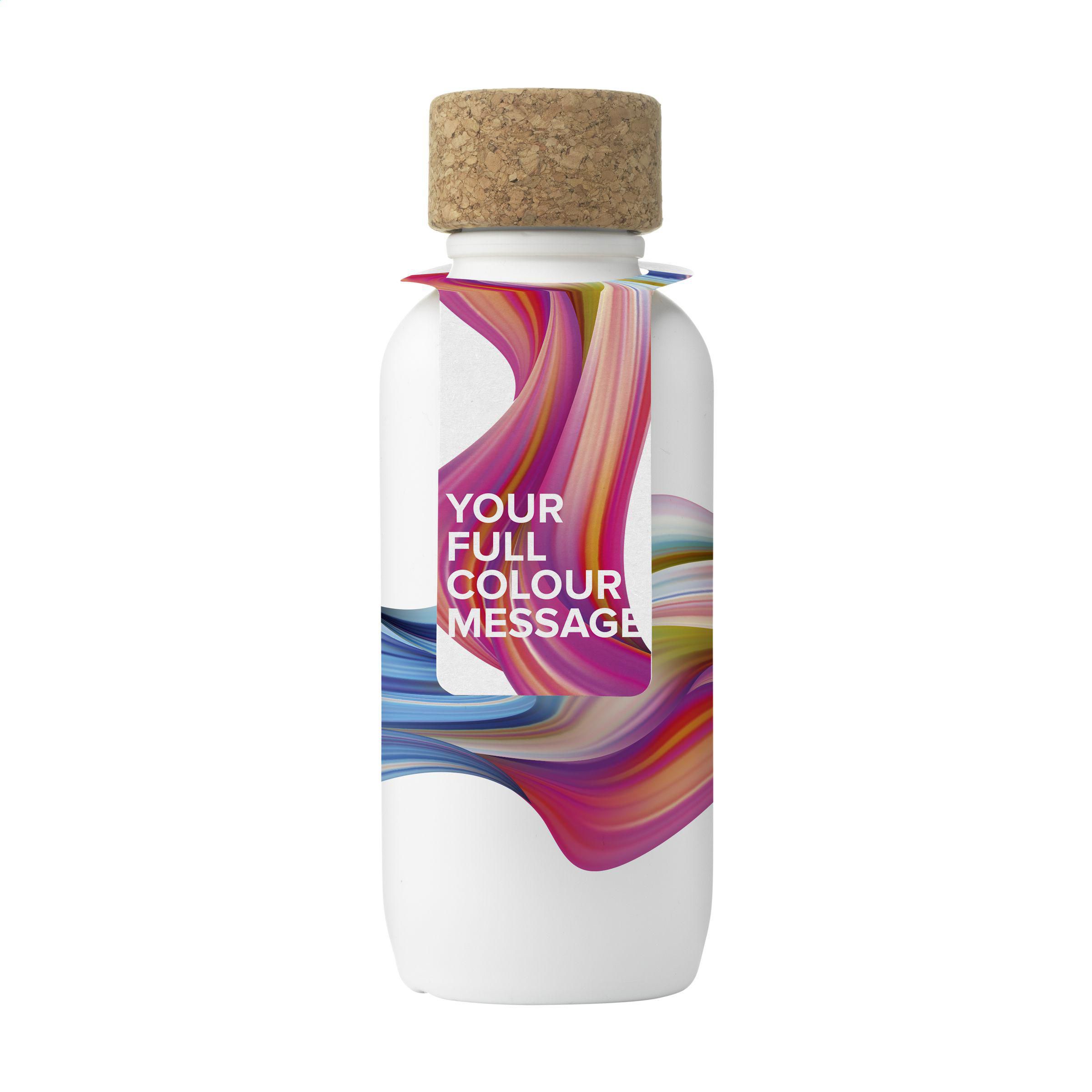 Vue 2 de EcoBottle White 650 ml d'origine végétale - fabriquée en EU
