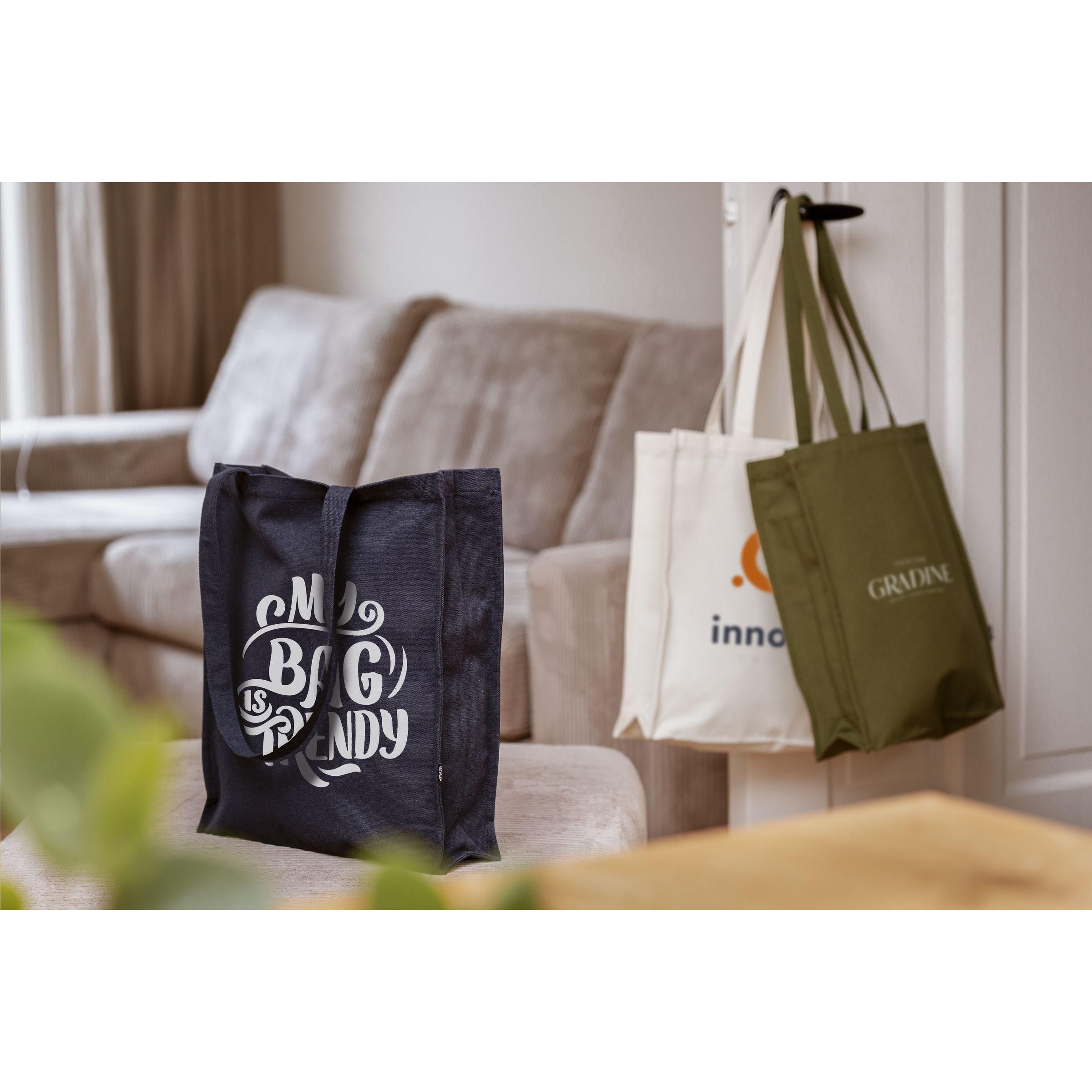 Vue 5 de Solid Bag Colour GRS Recycled Canvas (340 g/m²) sac