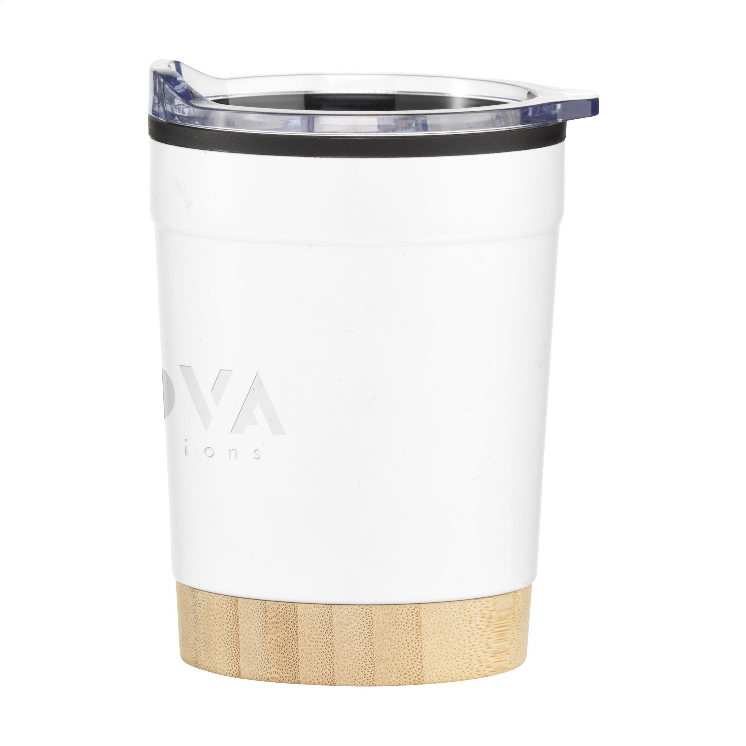 Vue 3 de Kobe Bamboo RCS Recycled Steel 350 ml mug