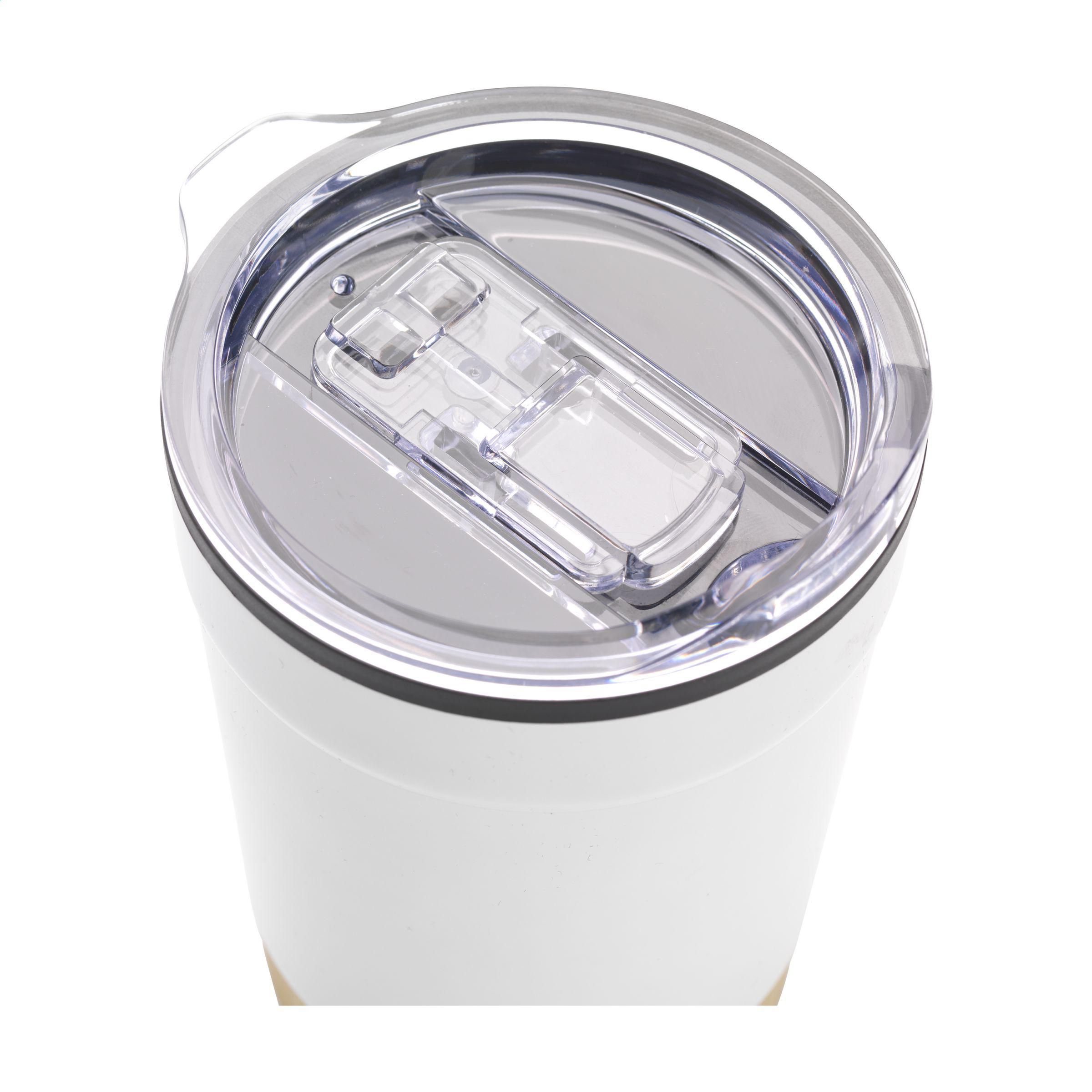 Vue 4 de Kobe Bamboo RCS Recycled Steel 350 ml mug