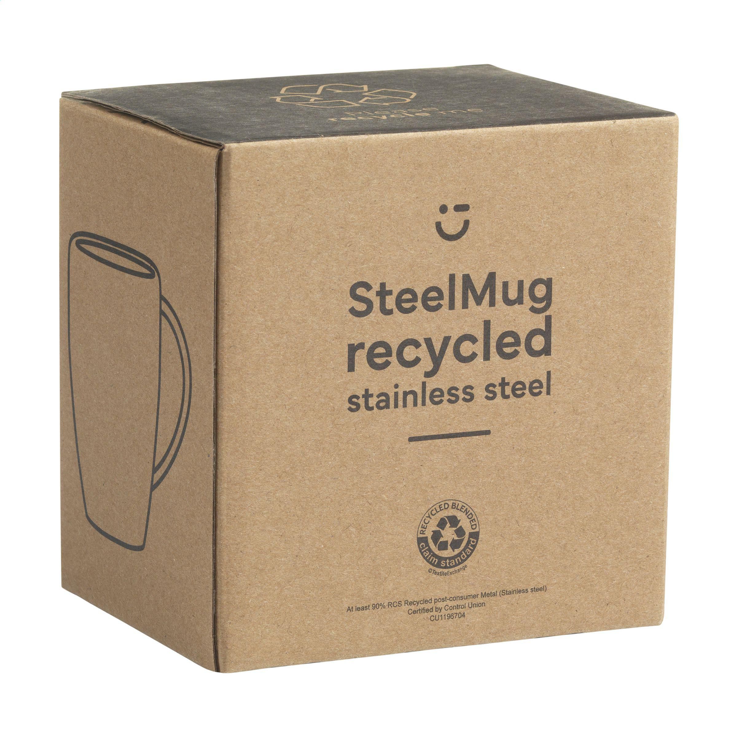 Vue 3 de SteelMug RCS Recycled Steel 220 ml mug