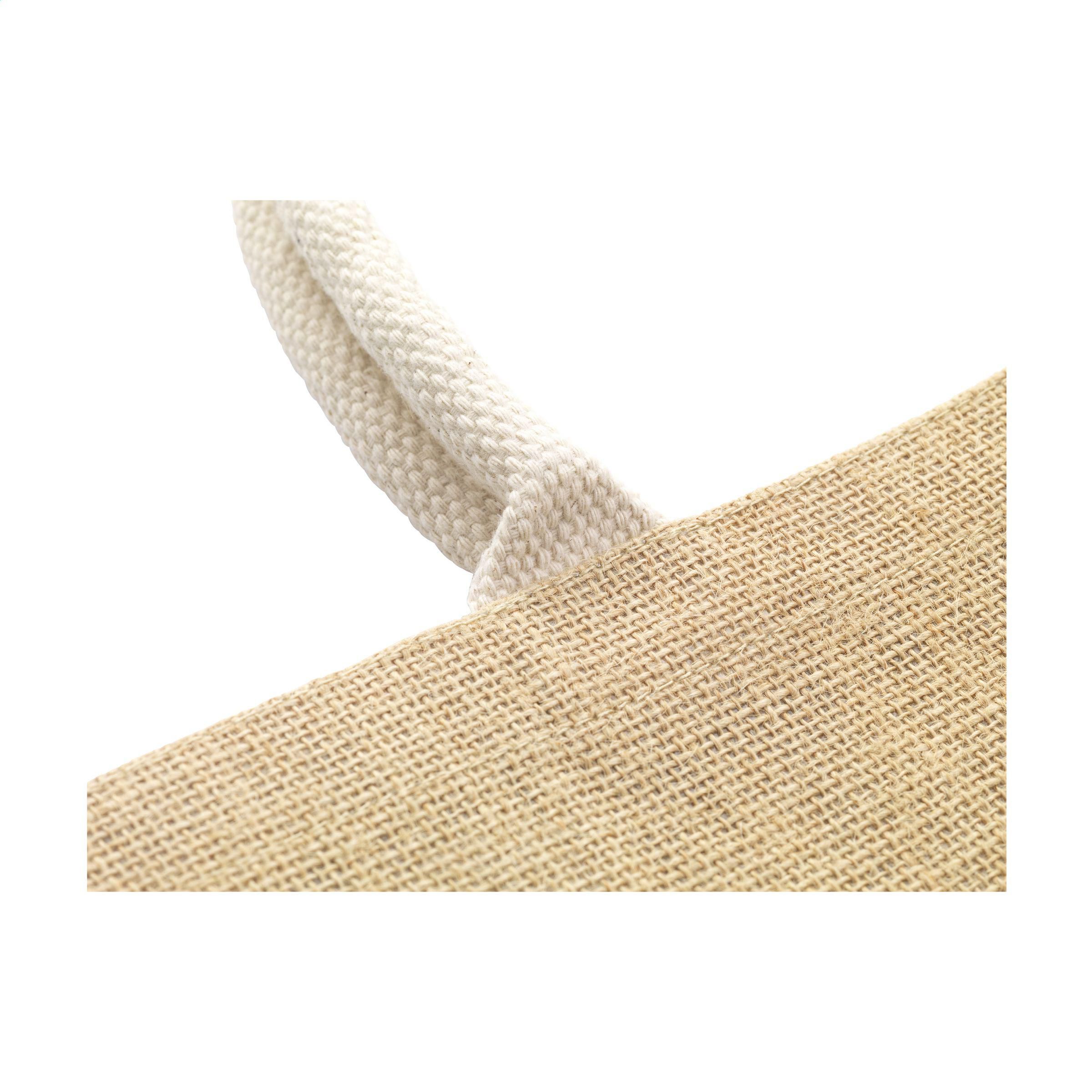 Vue 4 de Gerona Jute Shopper sac shopping