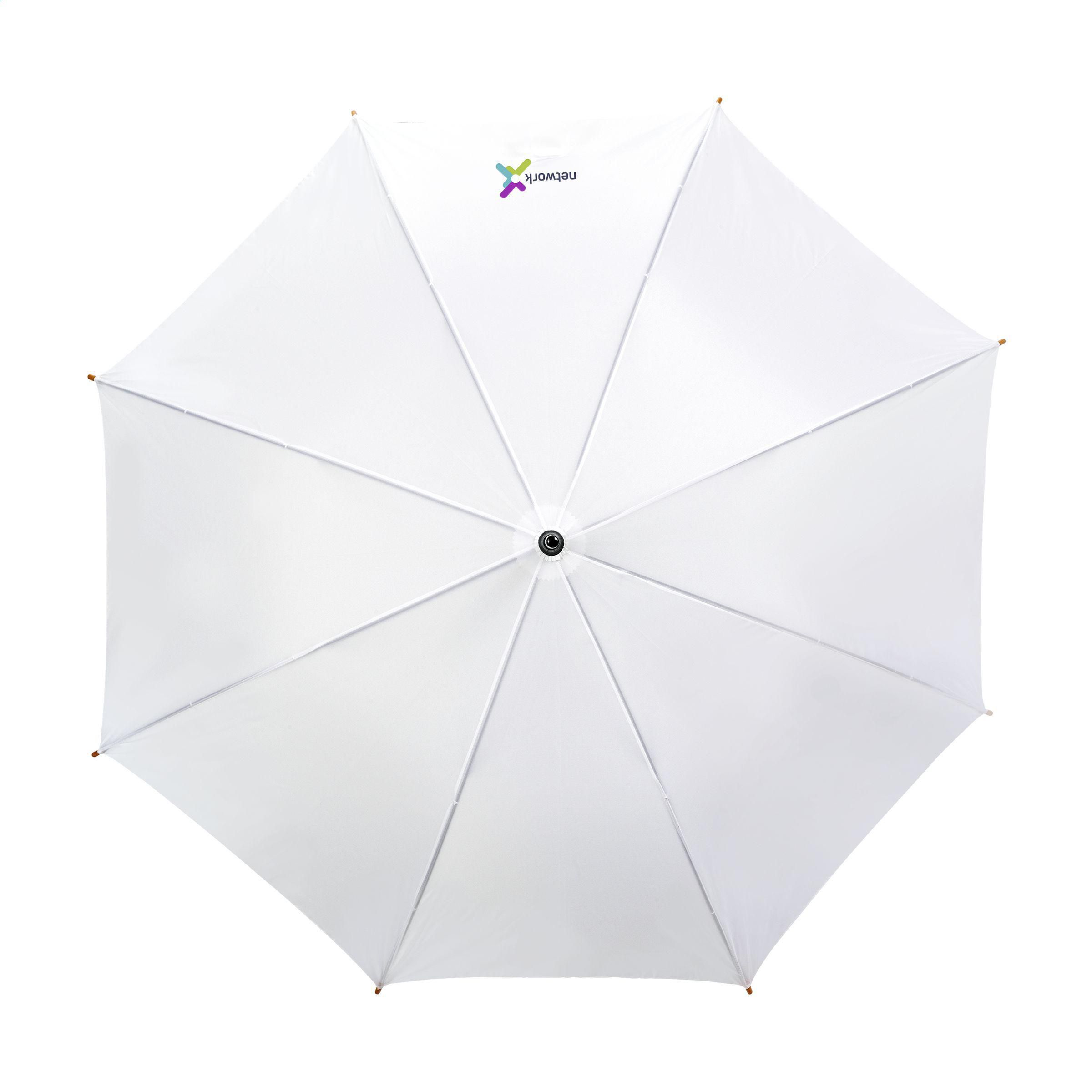 Vue 2 de FirstClass RCS RPET parapluie 23 inch