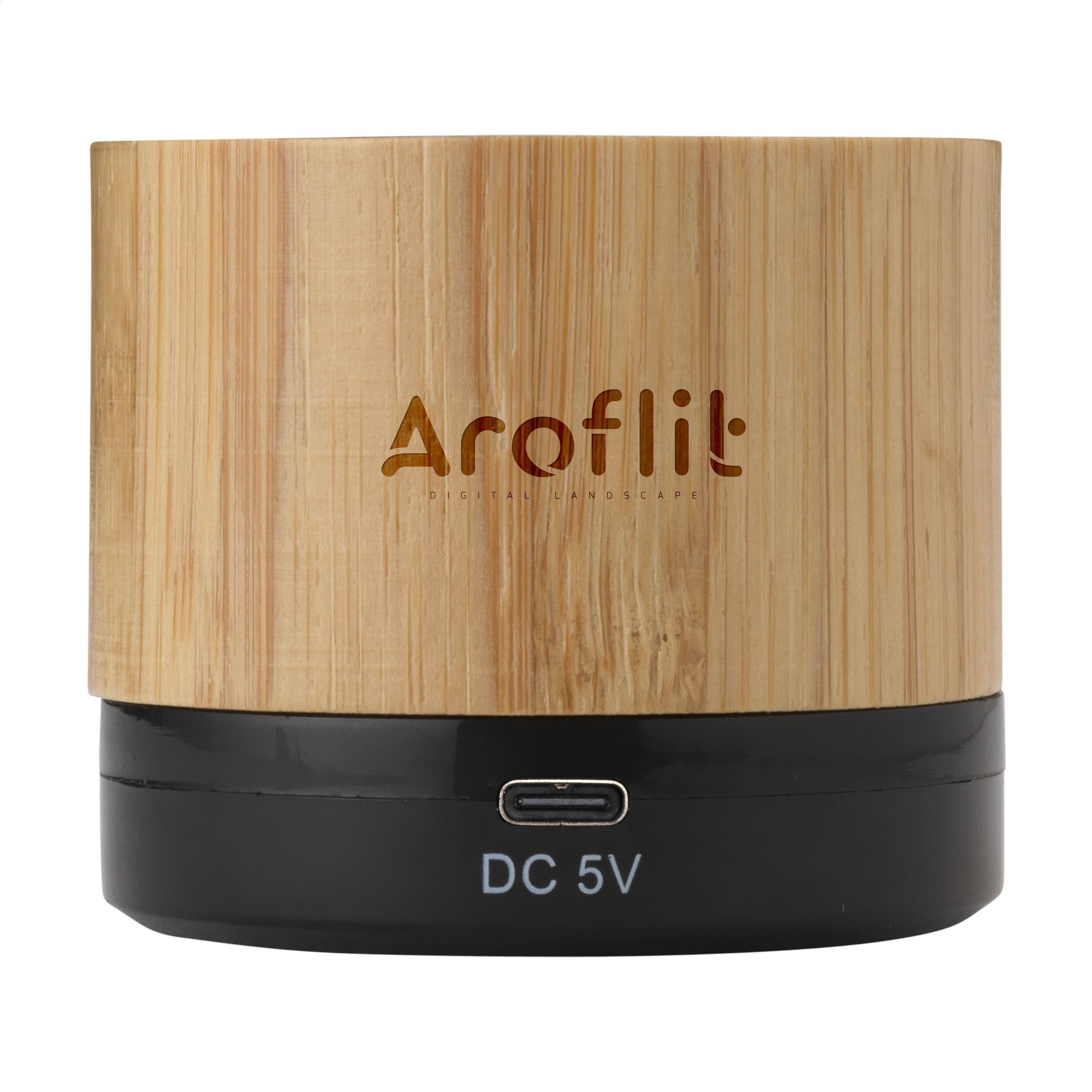 Vue 3 de Bambox Bamboo Speaker enceinte