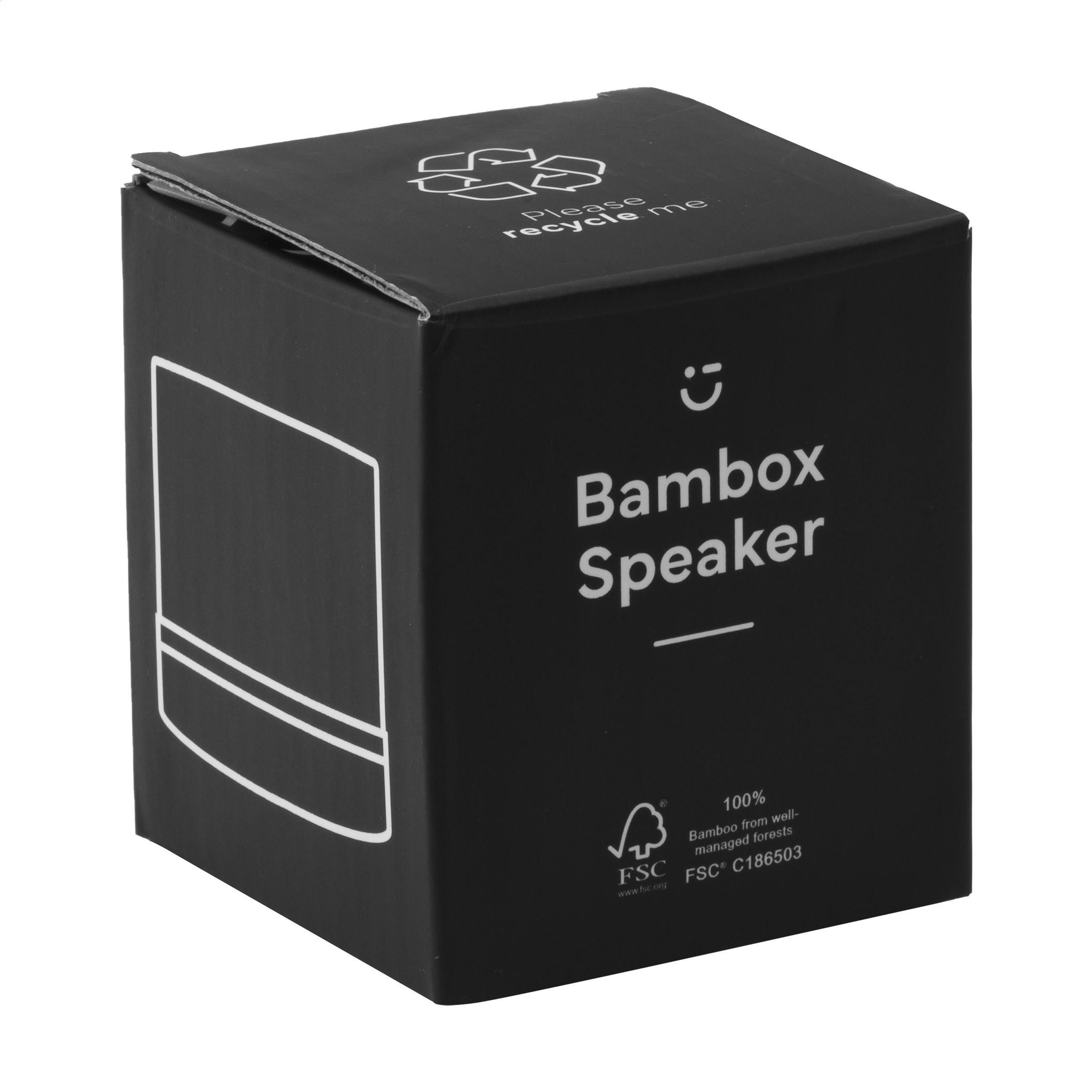 Vue 4 de Bambox Bamboo Speaker enceinte