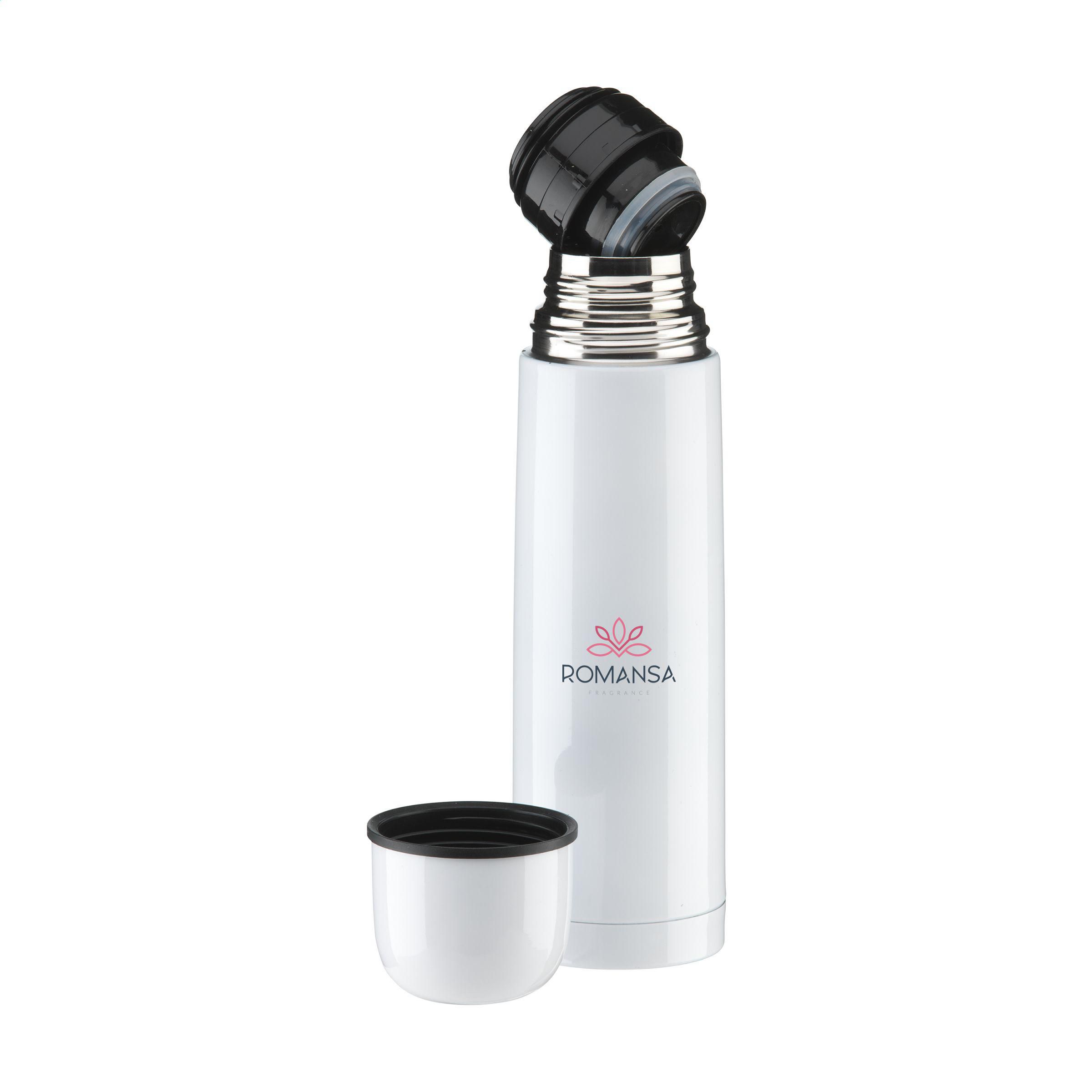 Vue 2 de ThermoColour RCS Recycled Steel 500ml bouteille thermos