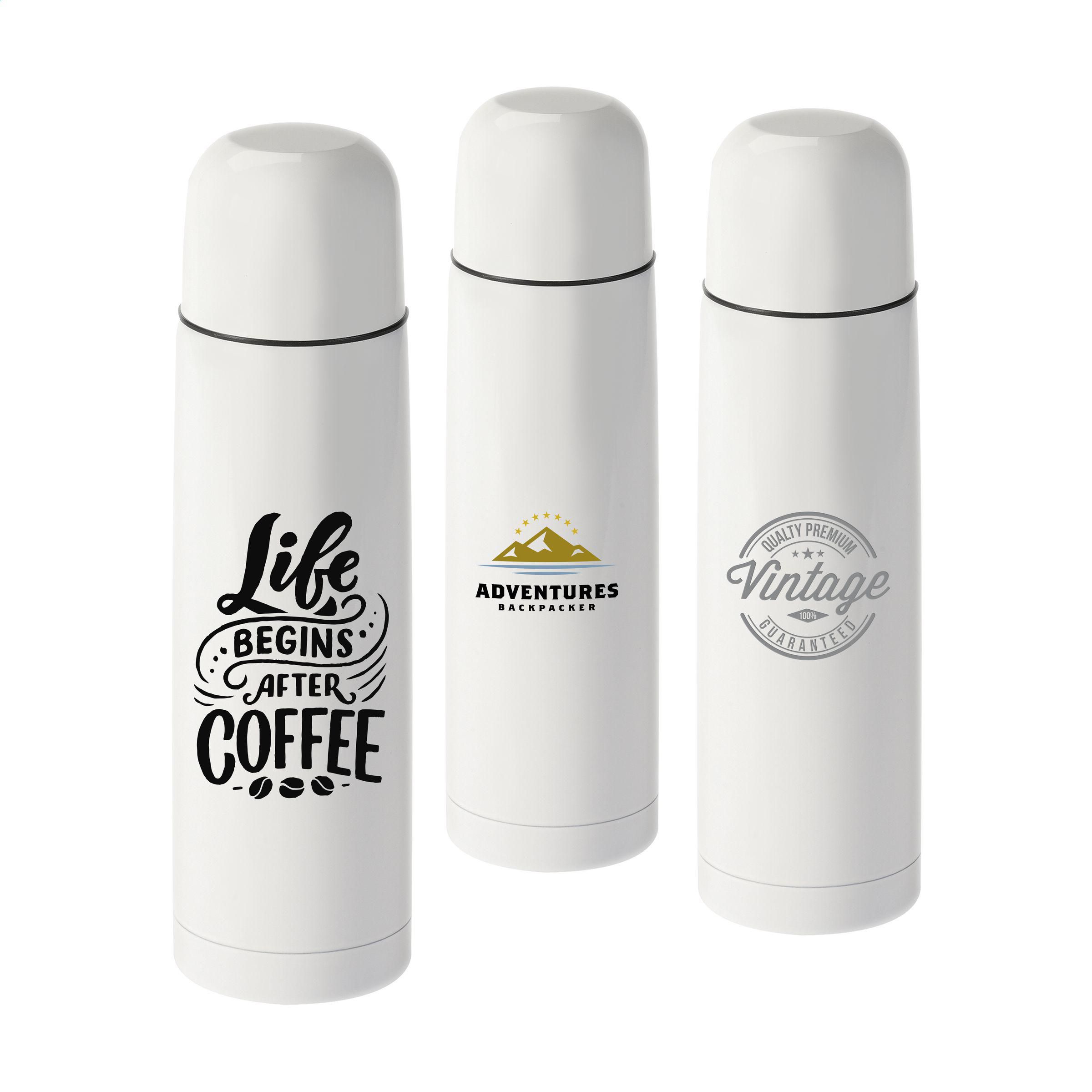 Vue 3 de ThermoColour RCS Recycled Steel 500ml bouteille thermos
