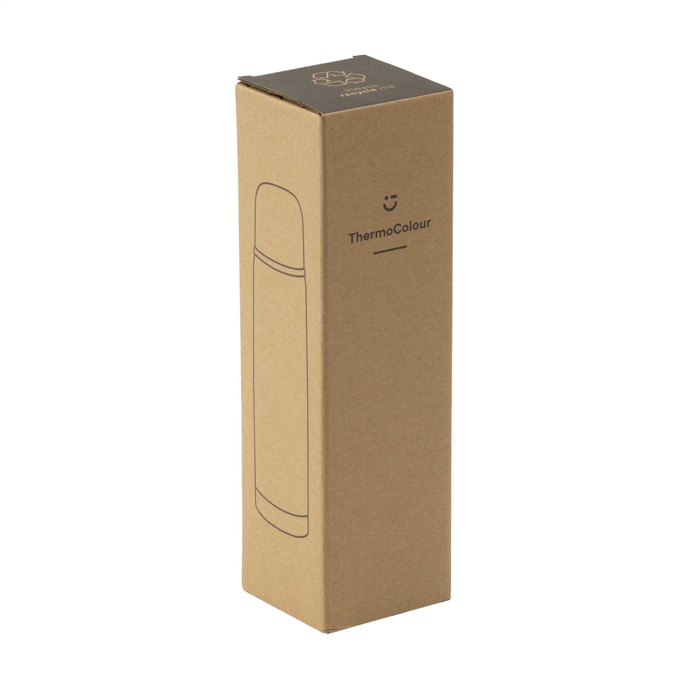 Vue 4 de ThermoColour RCS Recycled Steel 500ml bouteille thermos