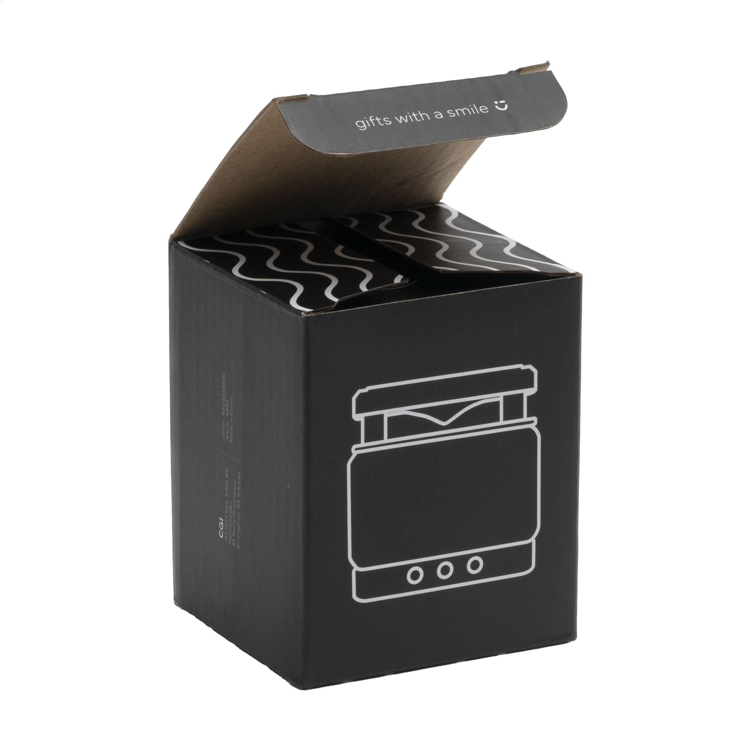 Vue 6 de Bamboo Block Speaker avec chargeur sans fil