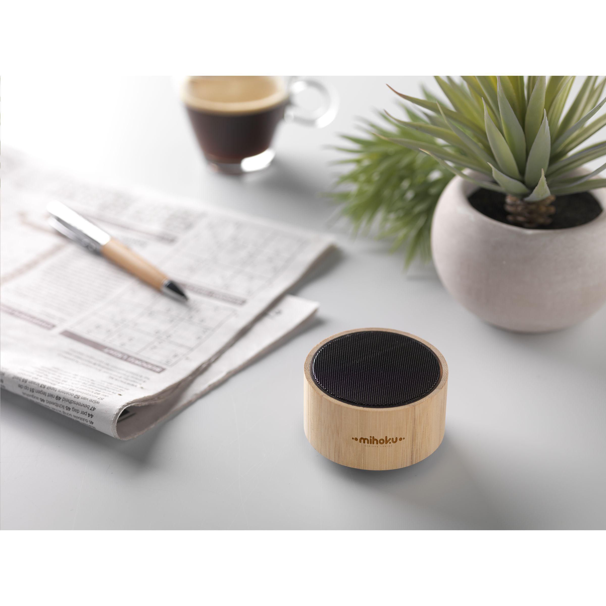 Vue 9 de Wave Bamboo Wireless Speaker
