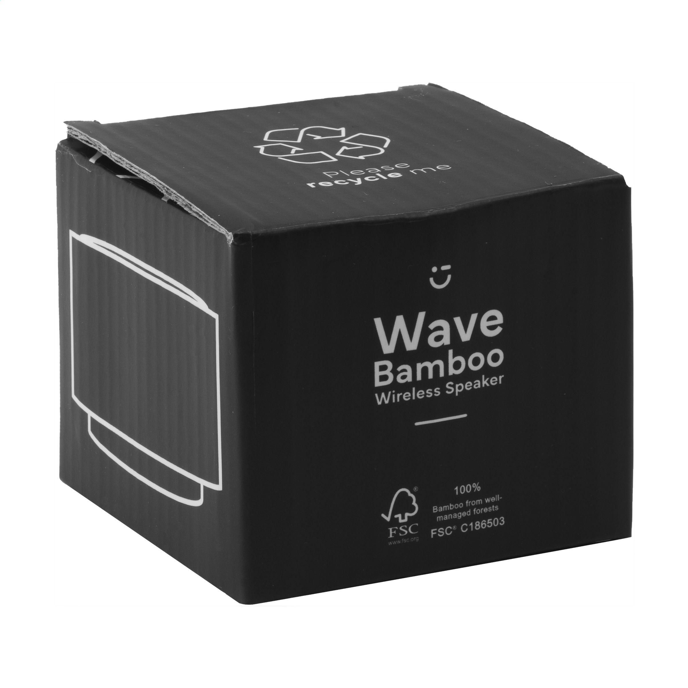 Vue 5 de Wave Bamboo Wireless Speaker