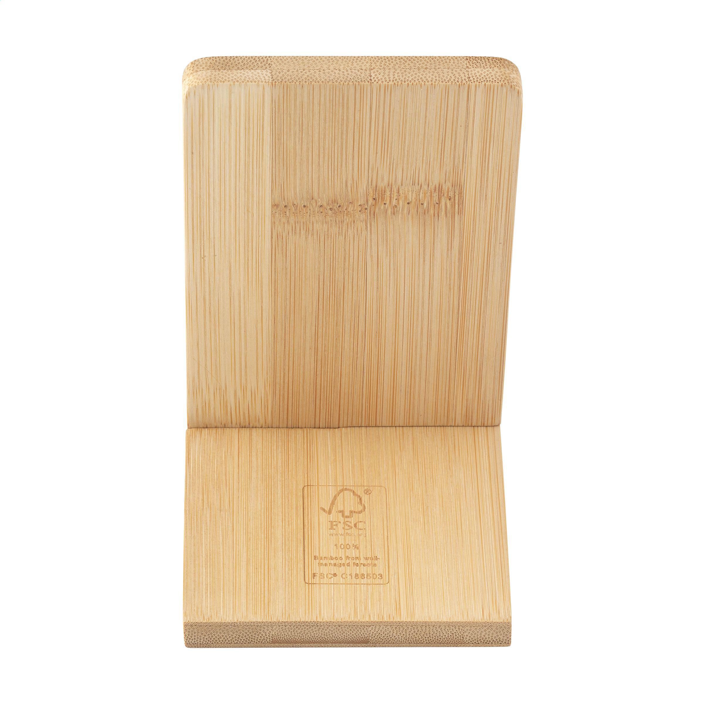 Vue 5 de Miyo Bamboo Phone Stand support de téléphone