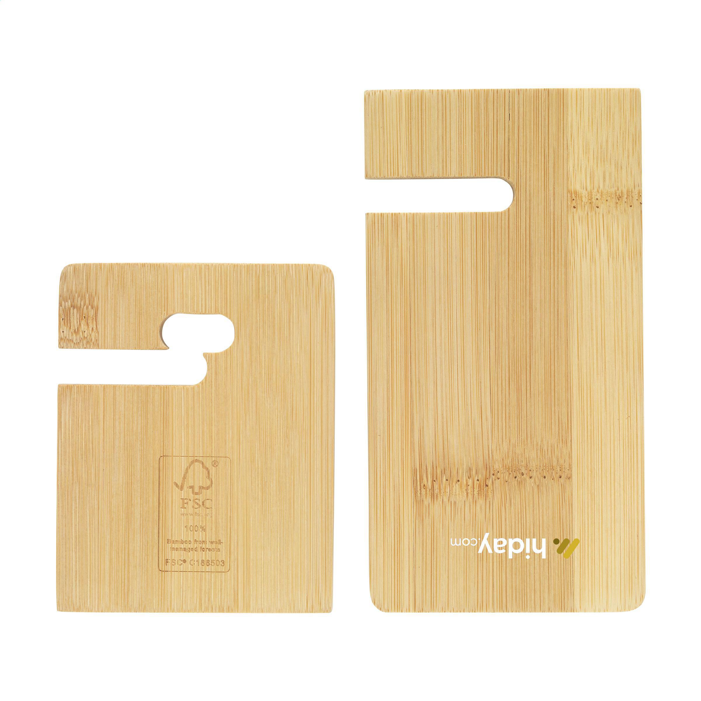 Vue 6 de Miyo Bamboo Phone Stand support de téléphone