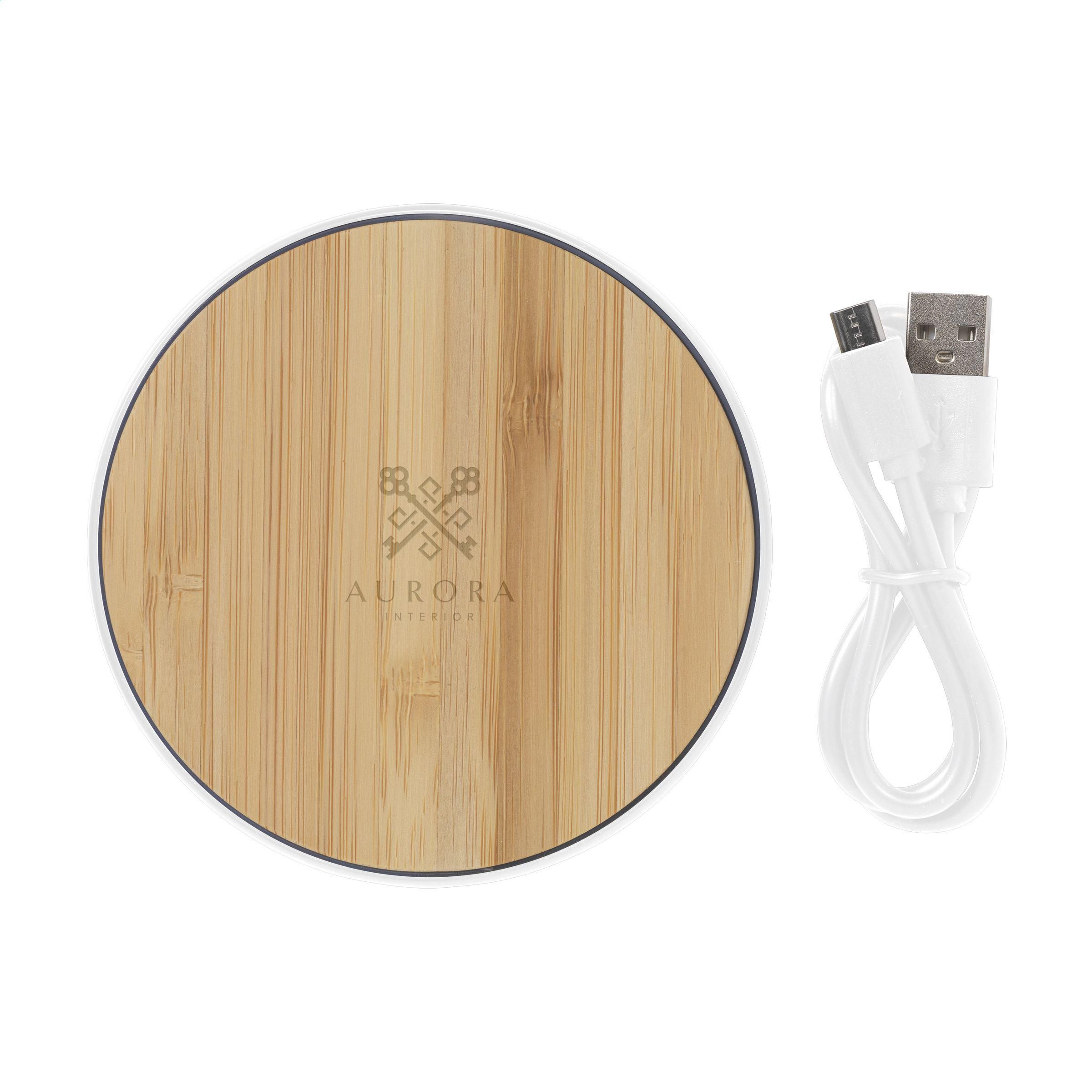 Vue 4 de Bamboo 10W Wireless Charger chargeur rapide