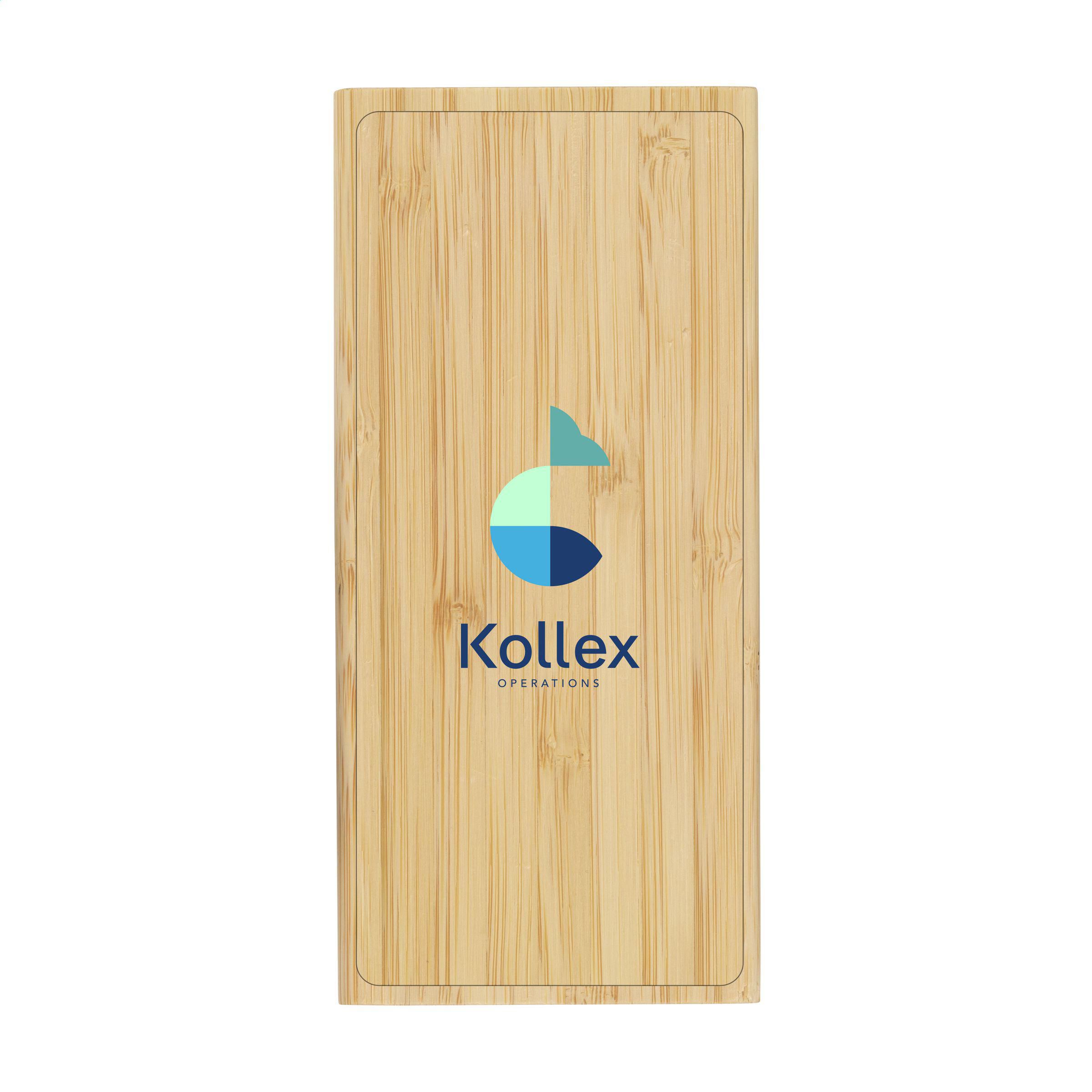 Vue 4 de Bamboo 8000 Wireless Powerbank chargeur sans fil
