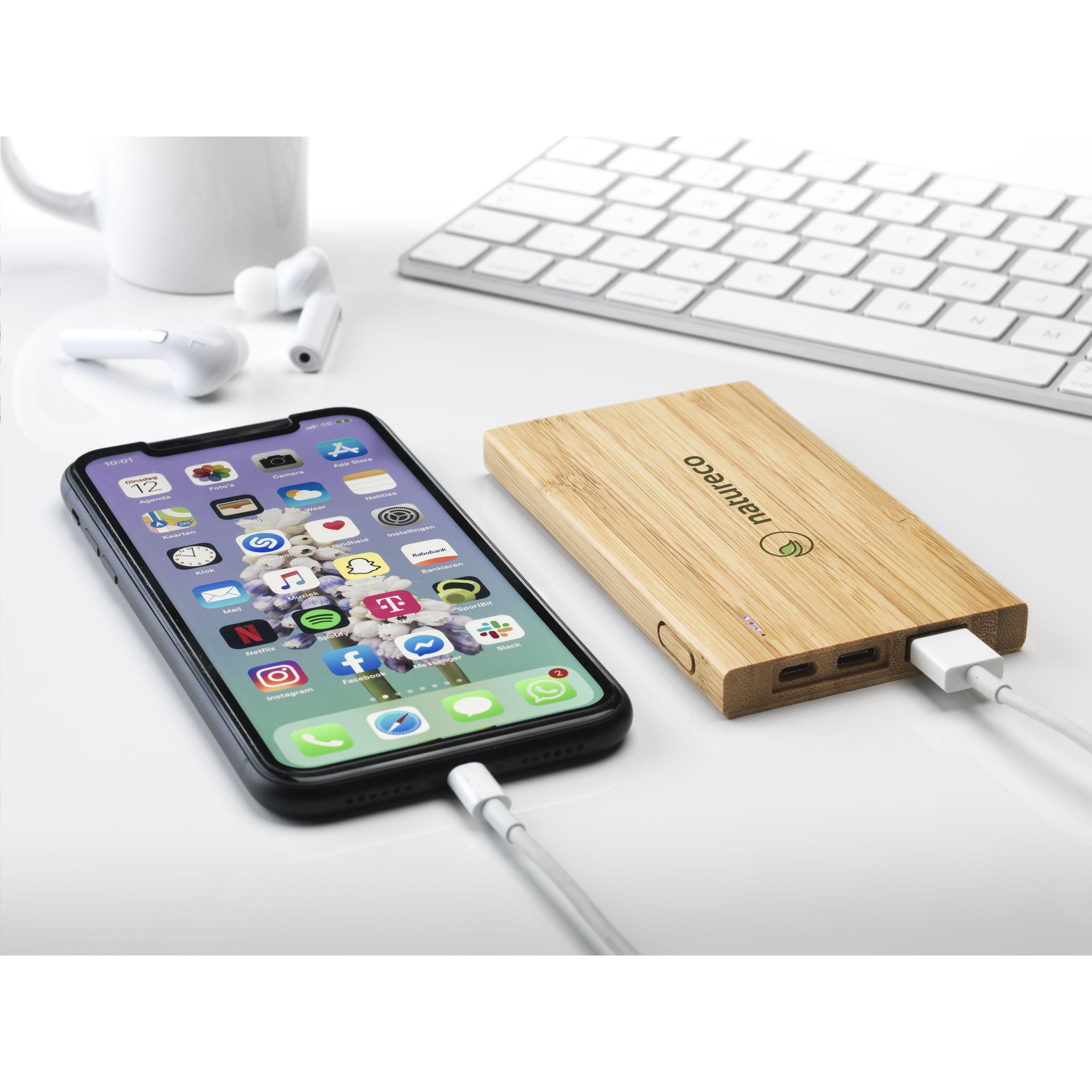 Vue 8 de Bamboo 4000 Powerbank chargeur externe