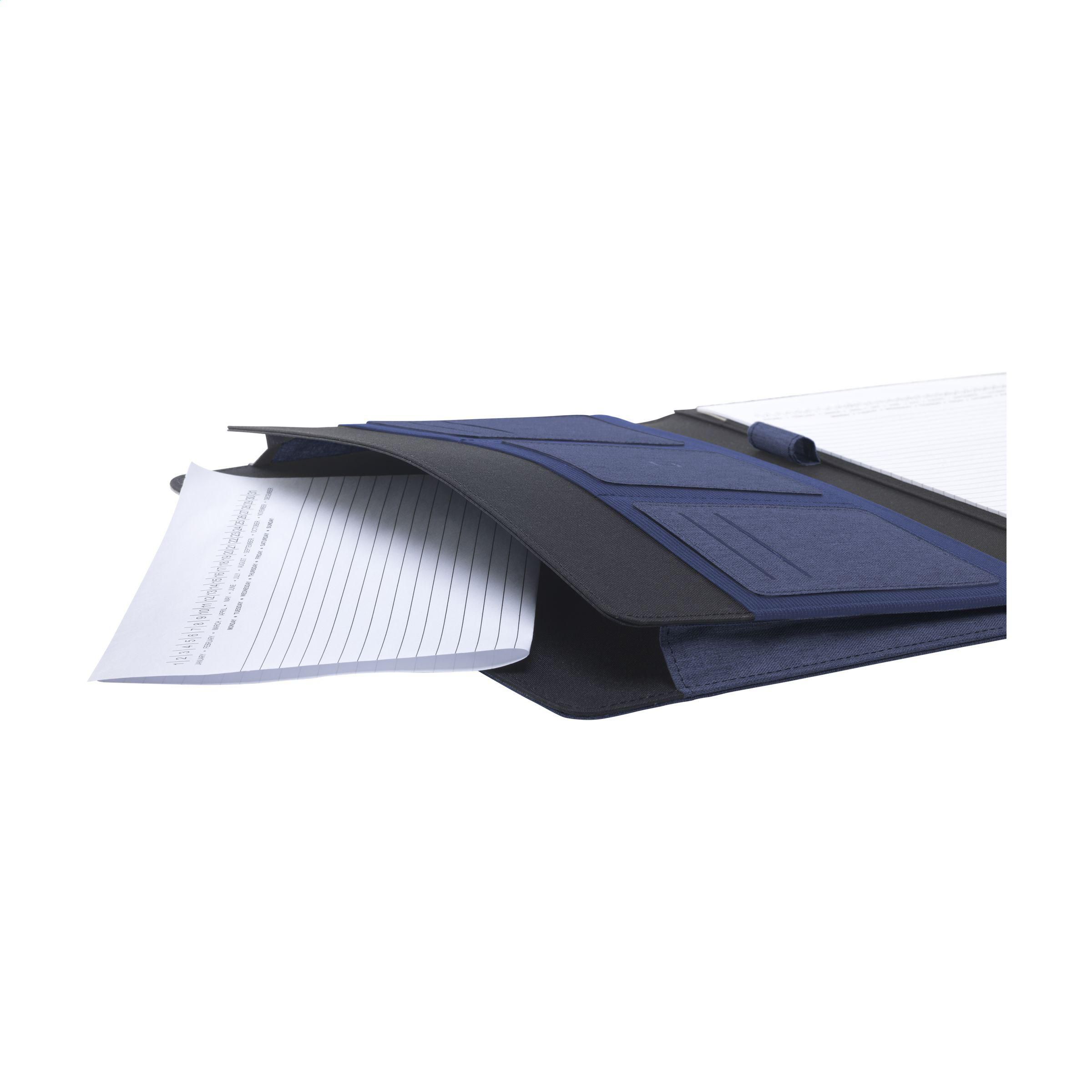 Vue 4 de Quest Portfolio RCS RPET A4 porte-documents