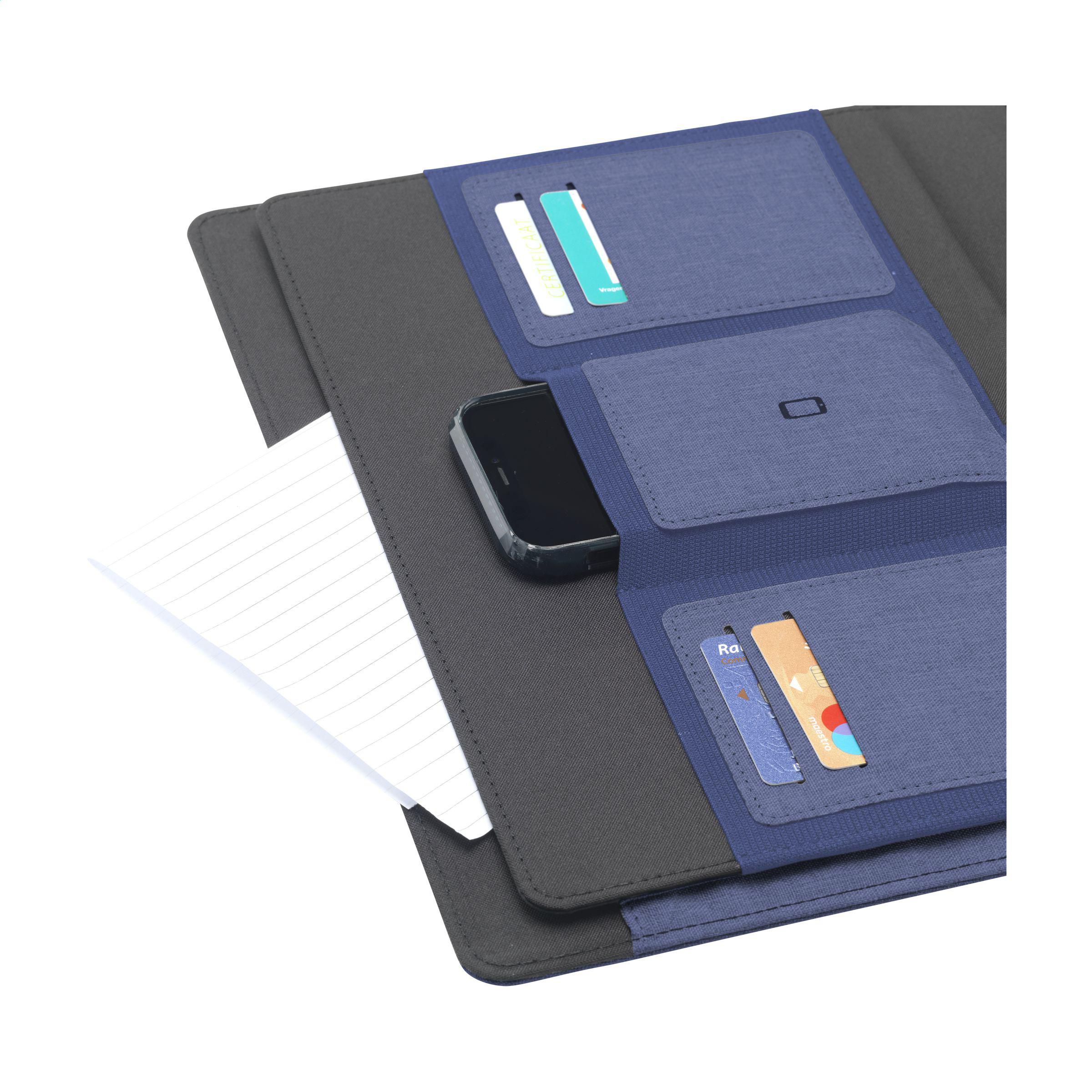 Vue 5 de Quest Portfolio RCS RPET A4 porte-documents