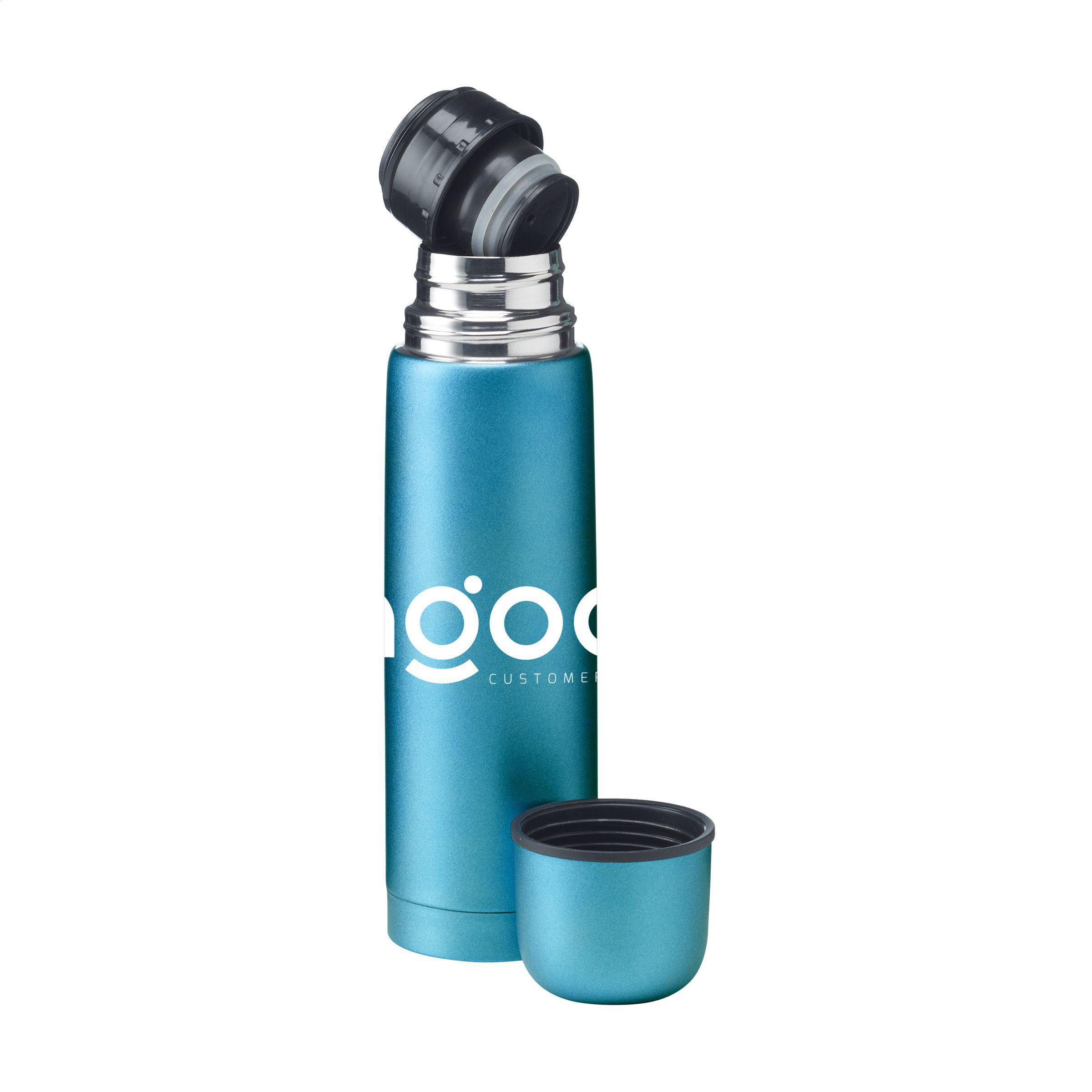 Vue 8 de Frosted Bottle RCS Recycled Steel 500 ml bouteille