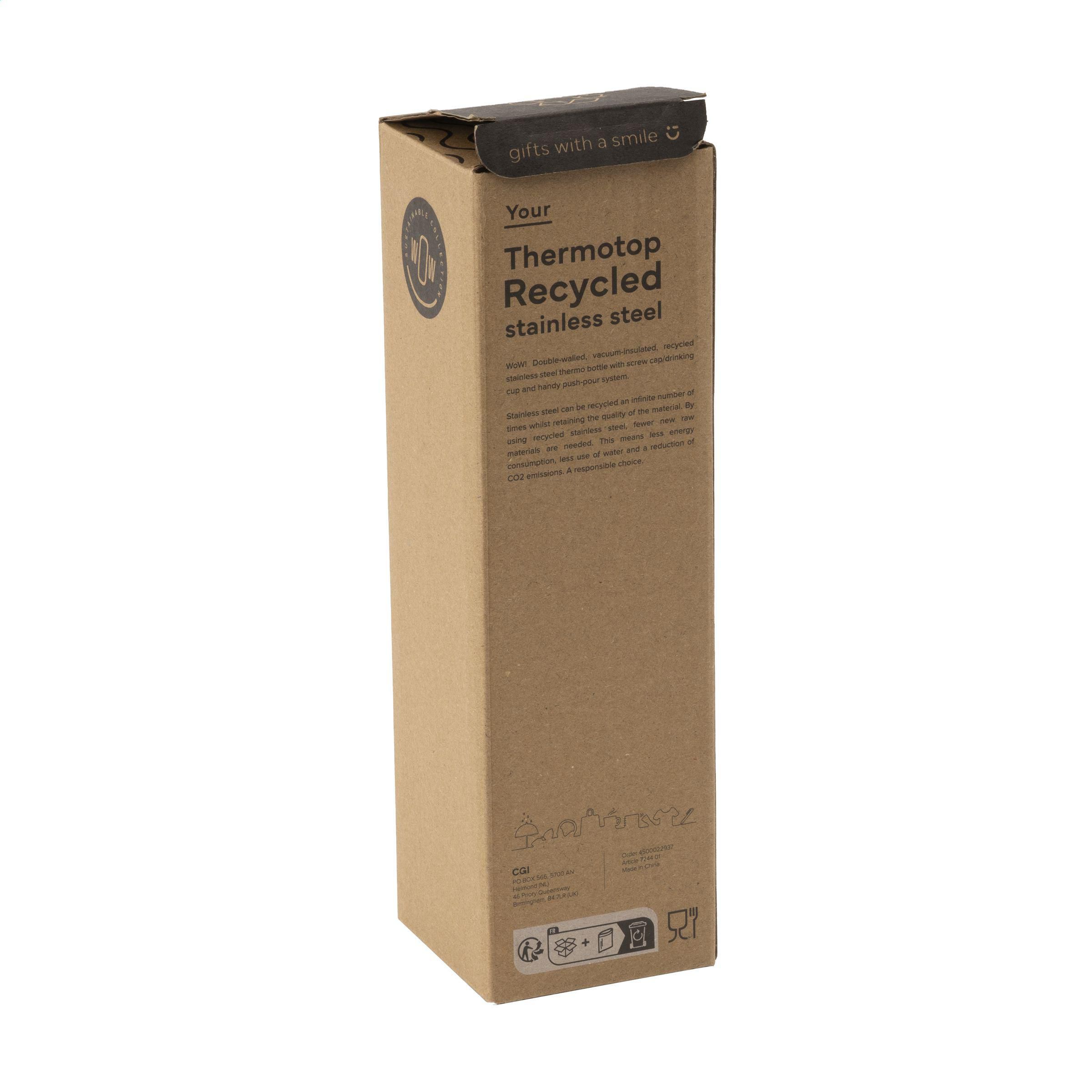Vue 6 de Thermotop Mini RCS Recycled Steel 500 ml bouteille