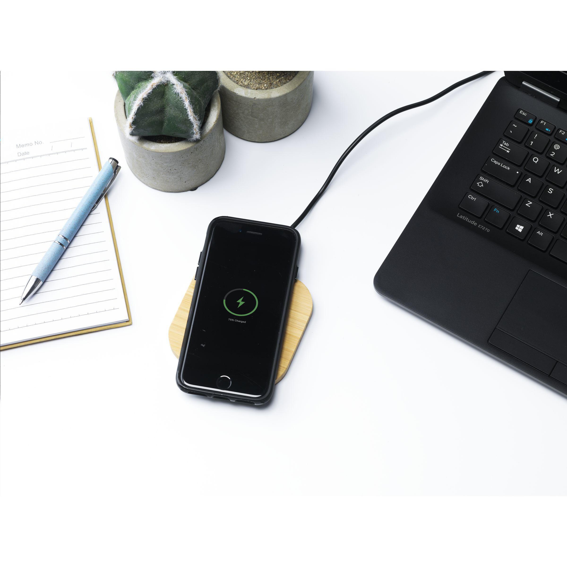 Vue 8 de Bamboo Wireless Charger 15W chargeur sans fil