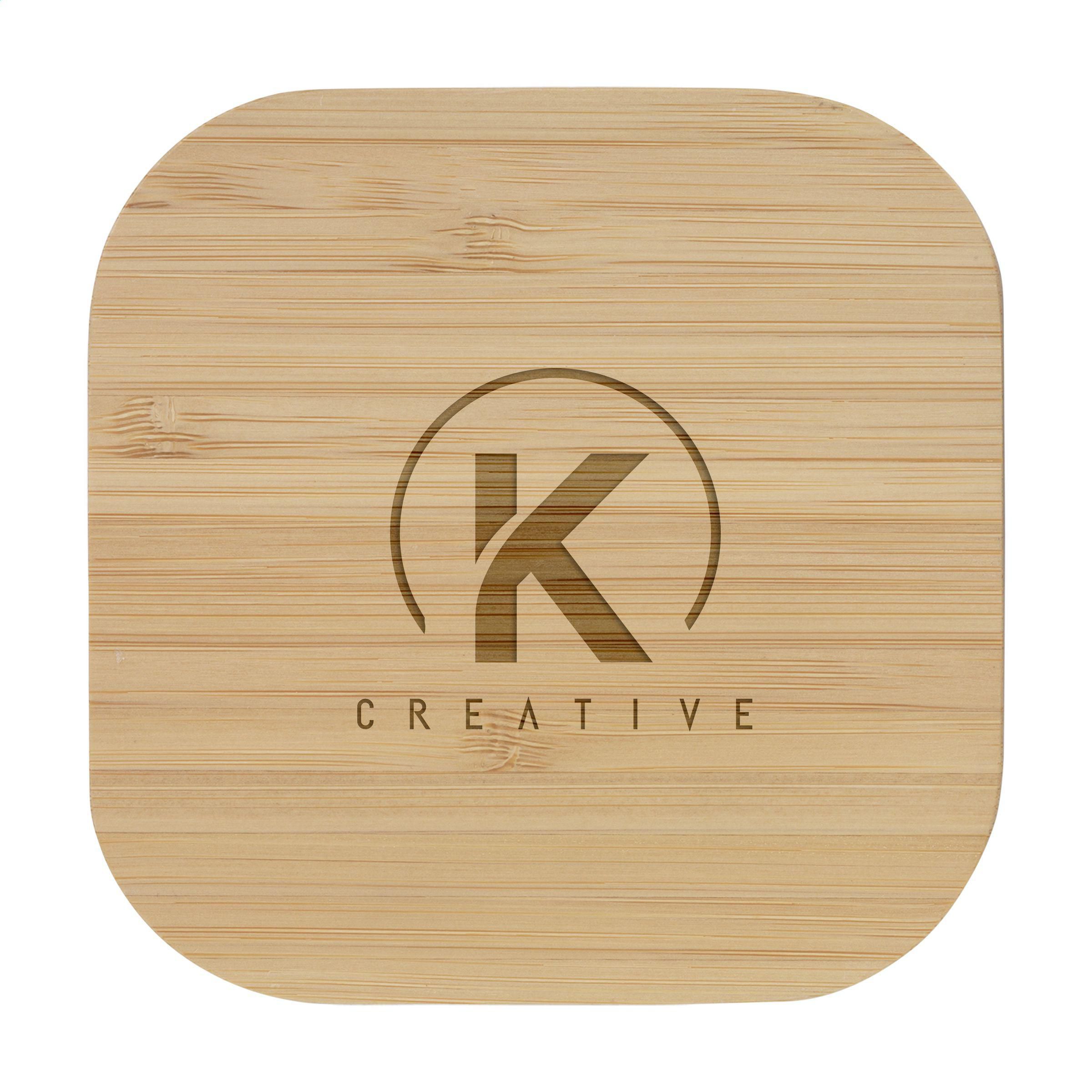 Vue 3 de Bamboo Wireless Charger 15W chargeur sans fil