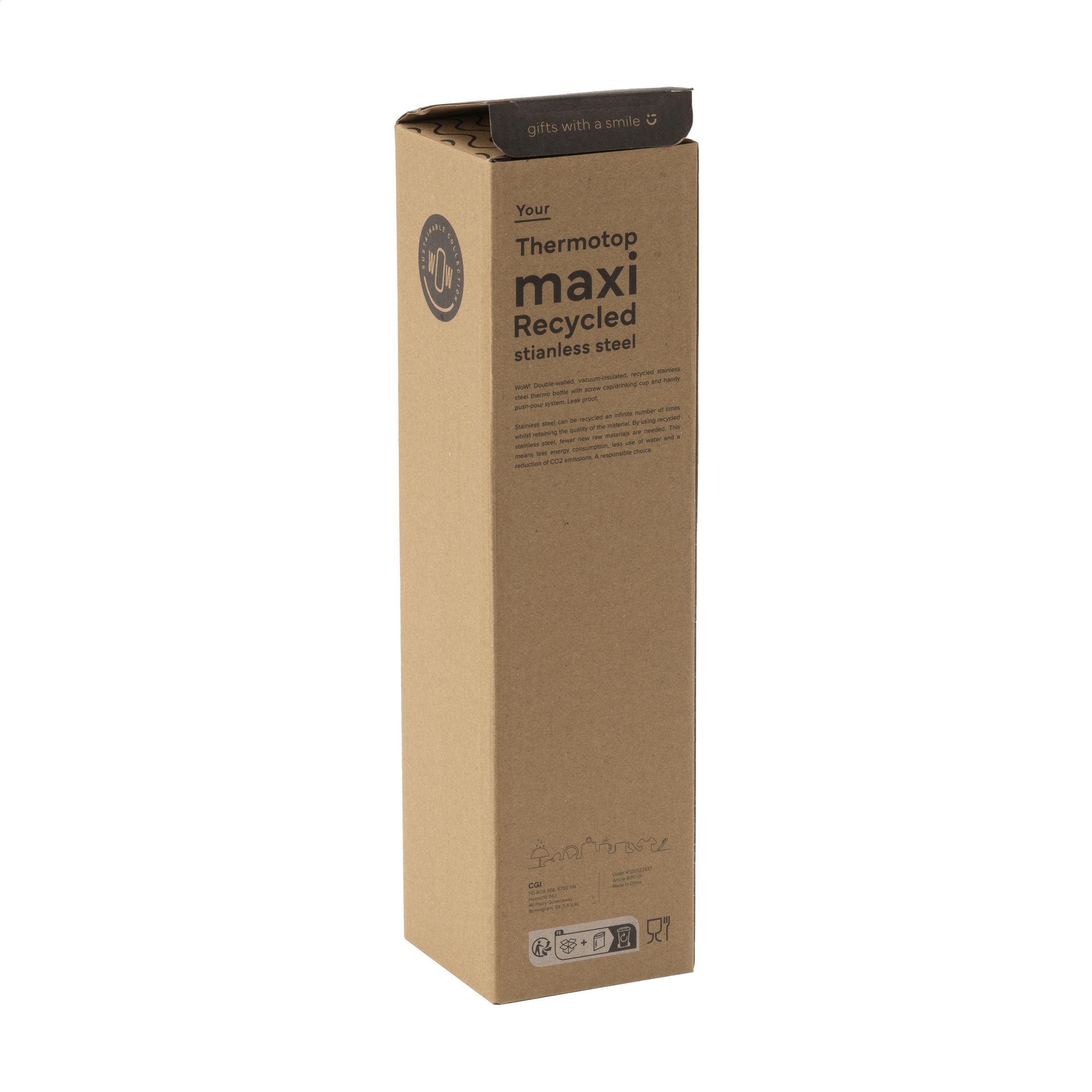 Vue 5 de Thermotop Midi RCS Recycled Steel 1 L bouteille