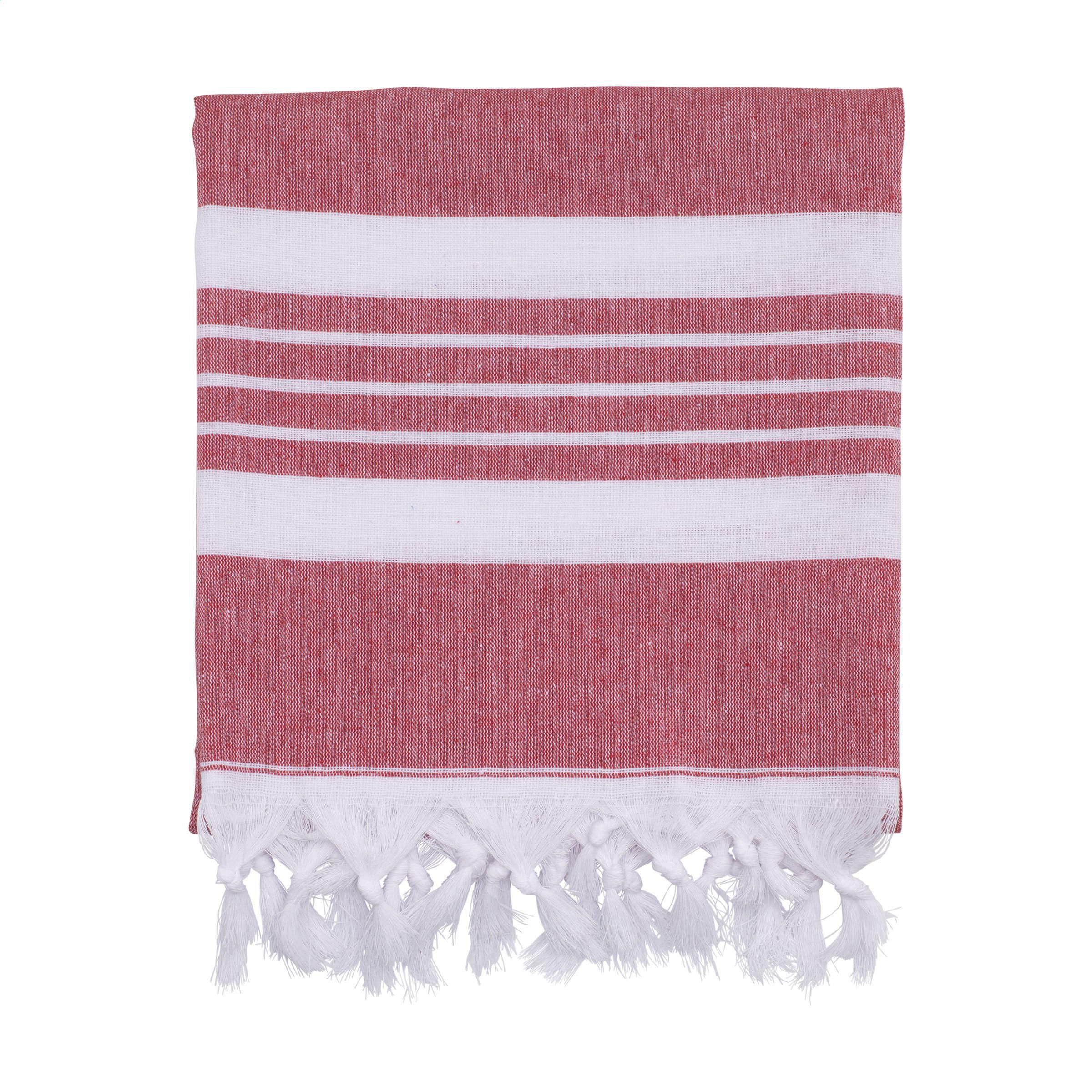 Vue 2 de Oxious Hammam Towels - Promo serviette