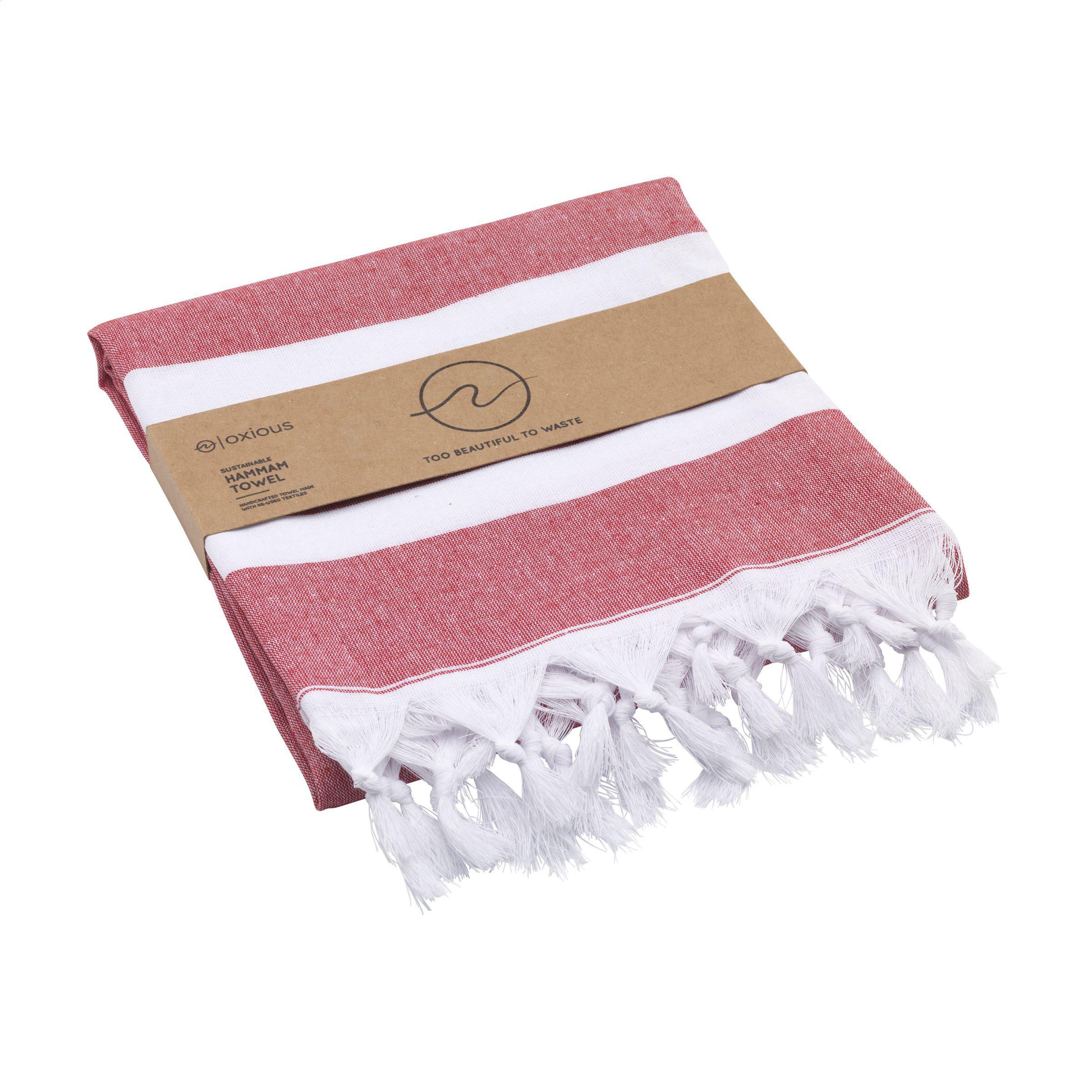 Vue 4 de Oxious Hammam Towels - Promo serviette