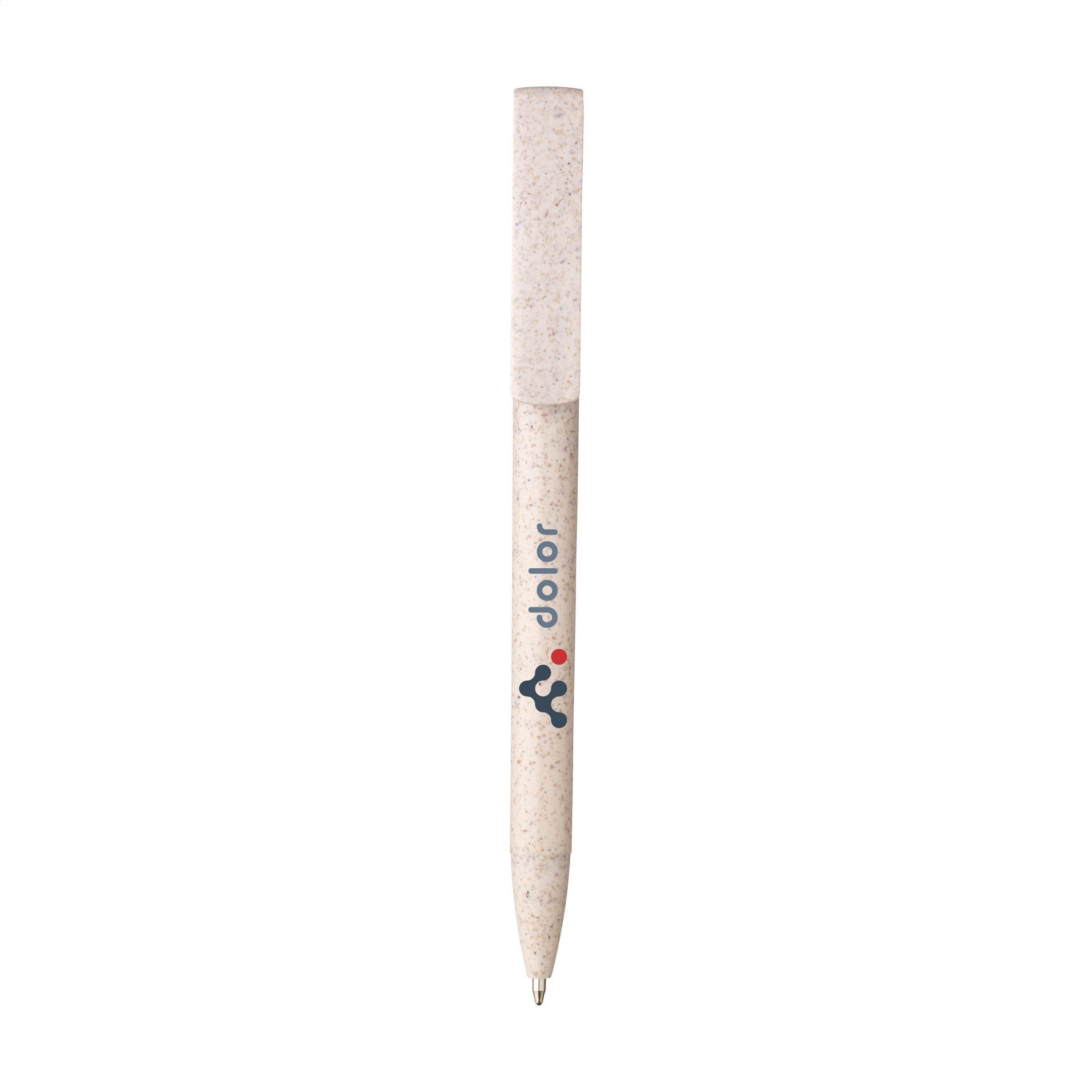 Vue 2 de Handy Pen Wheatstraw stylo en paille de blé