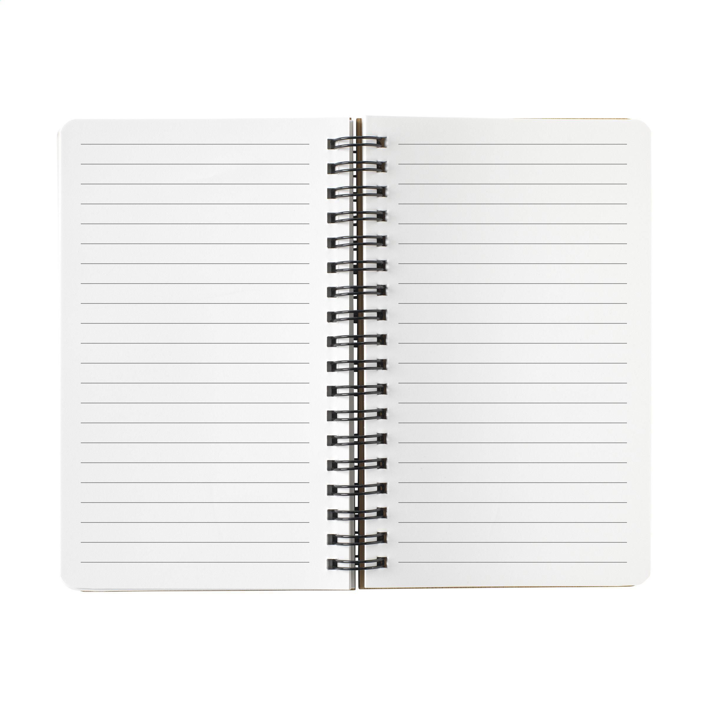 Vue 4 de Notebook made from Stonewaste-Bamboo A6 carnet de notes