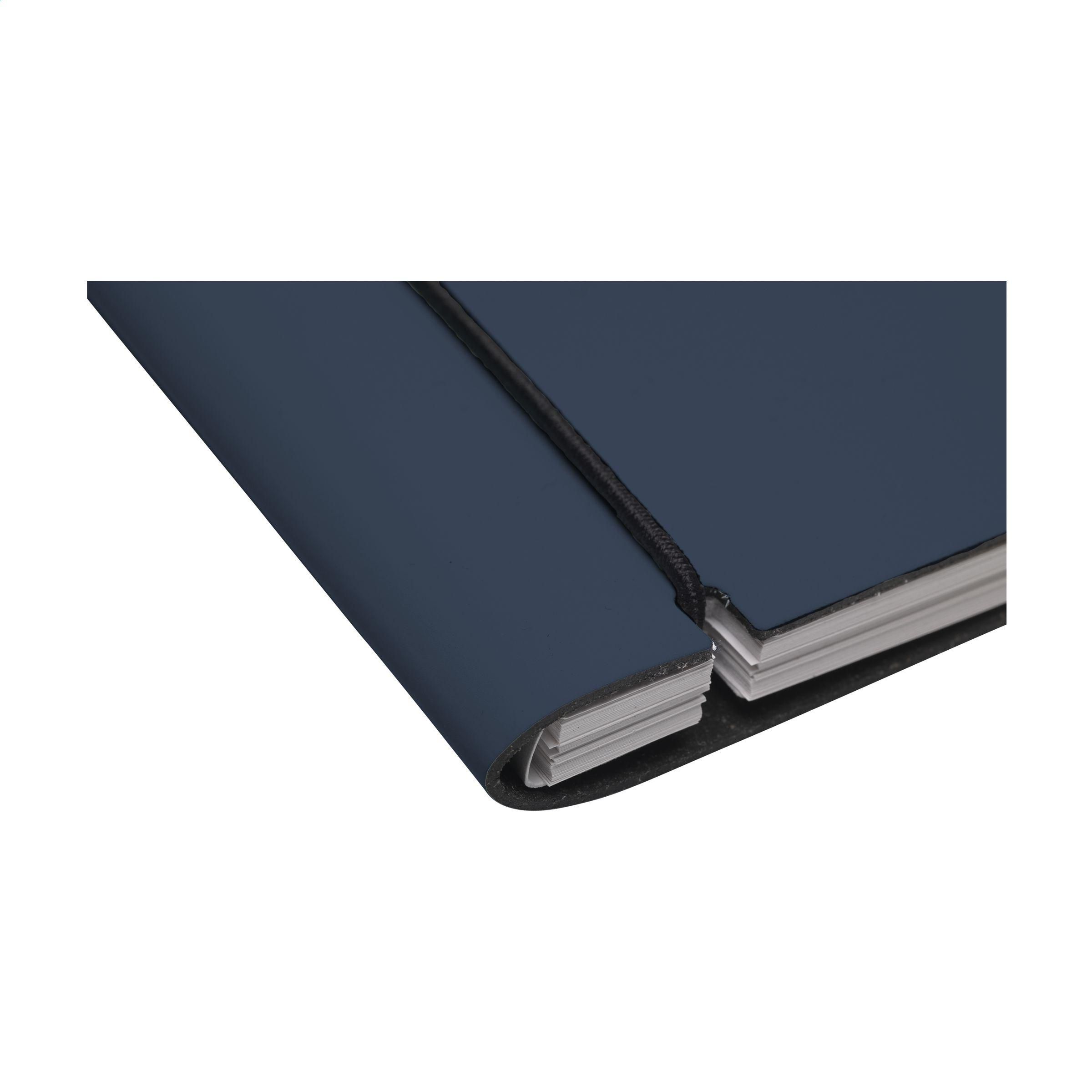 Vue 5 de Recycled Leather Refillable Notebook A5 carnet de notes