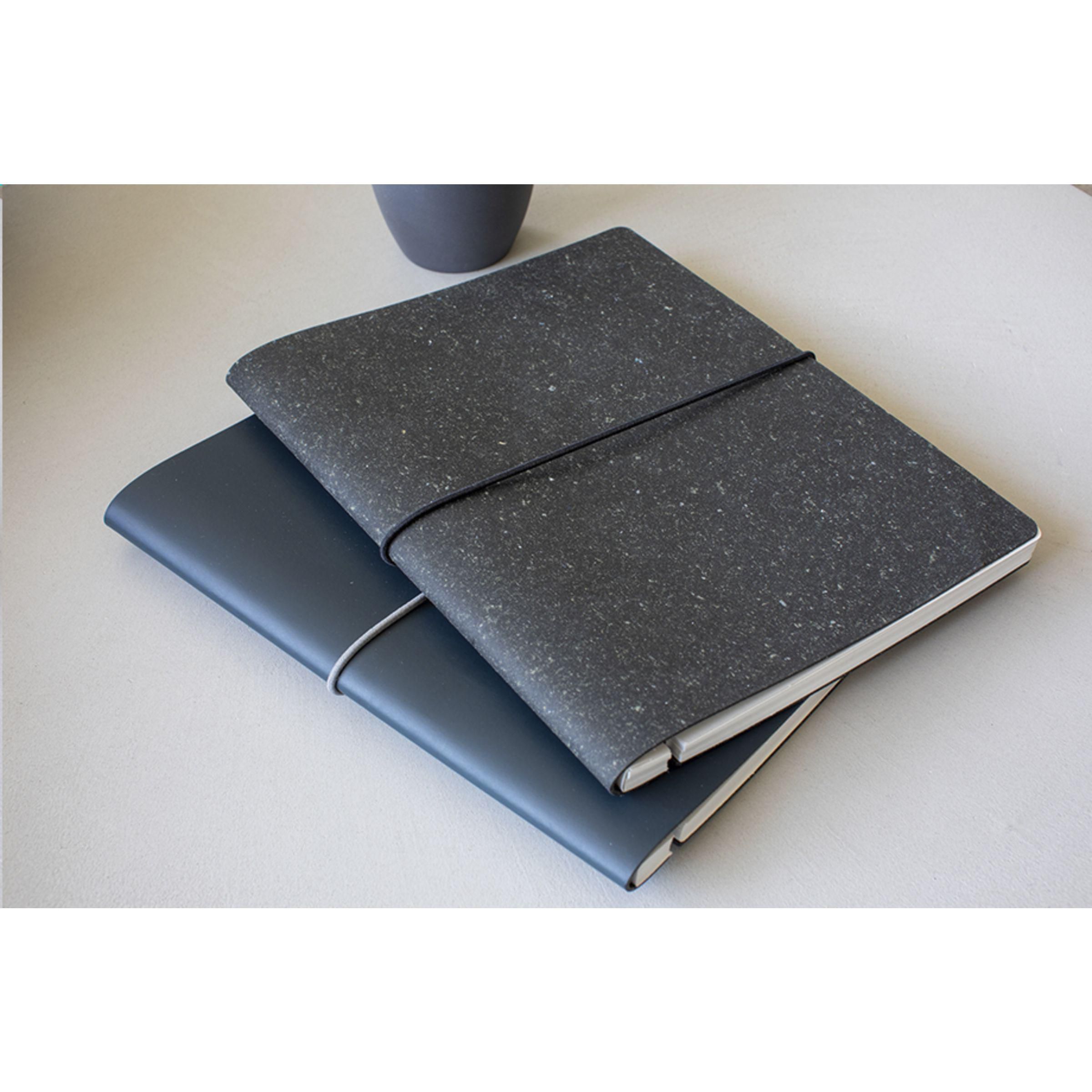 Vue 8 de Recycled Leather Refillable Notebook A5 carnet de notes