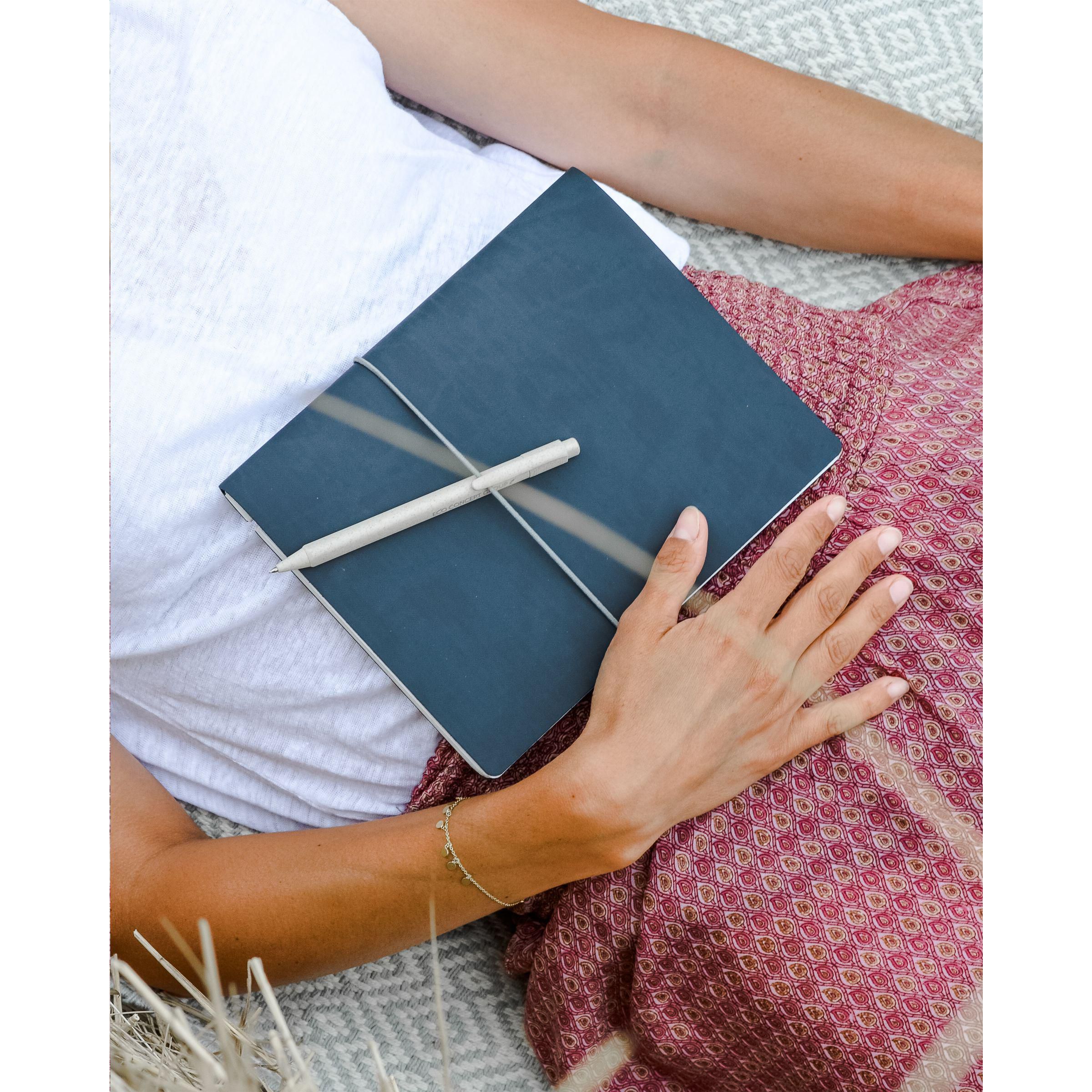 Vue 9 de Recycled Leather Refillable Notebook A5 carnet de notes
