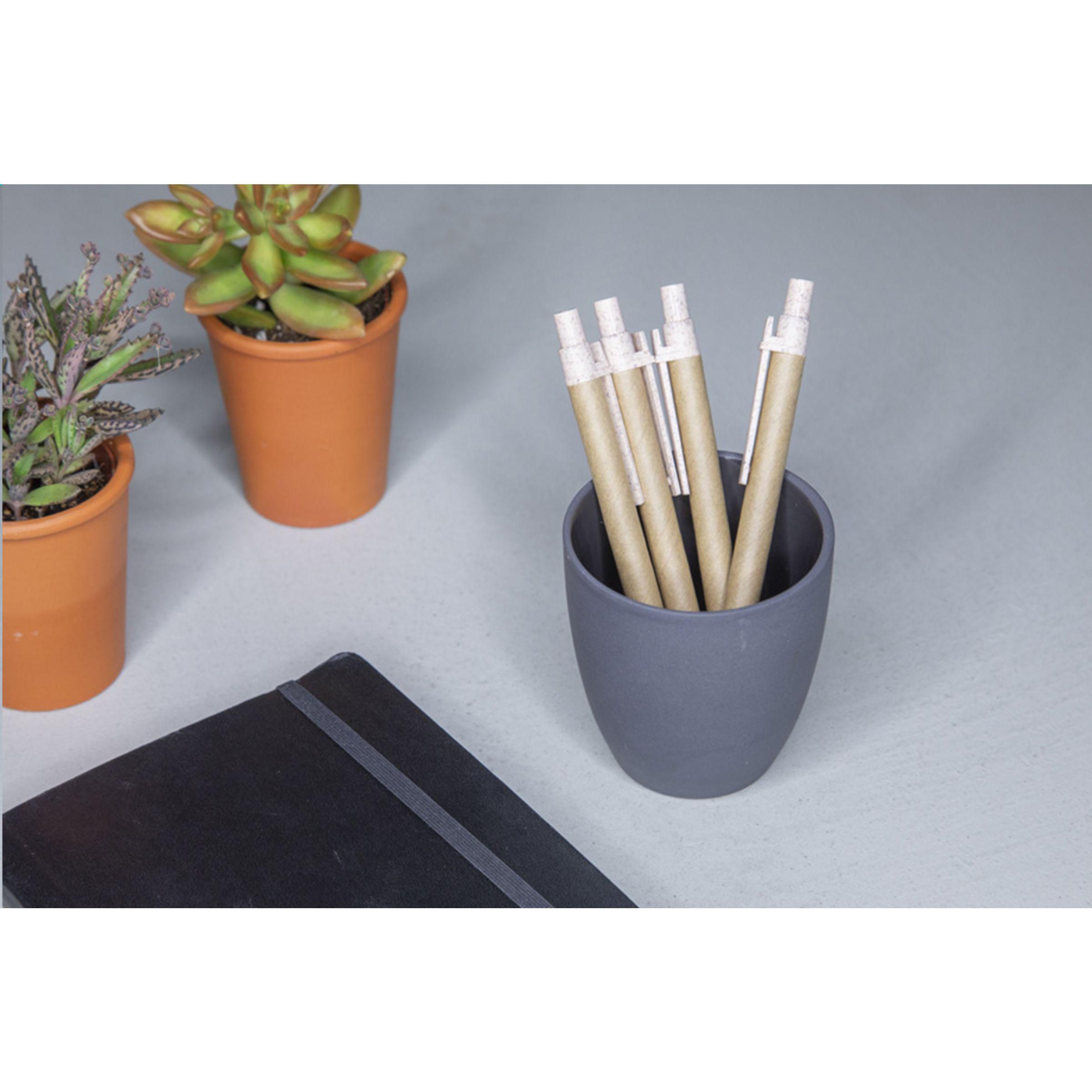 Vue 5 de Paper Wheatstraw Pen stylo à bille en paille de blé