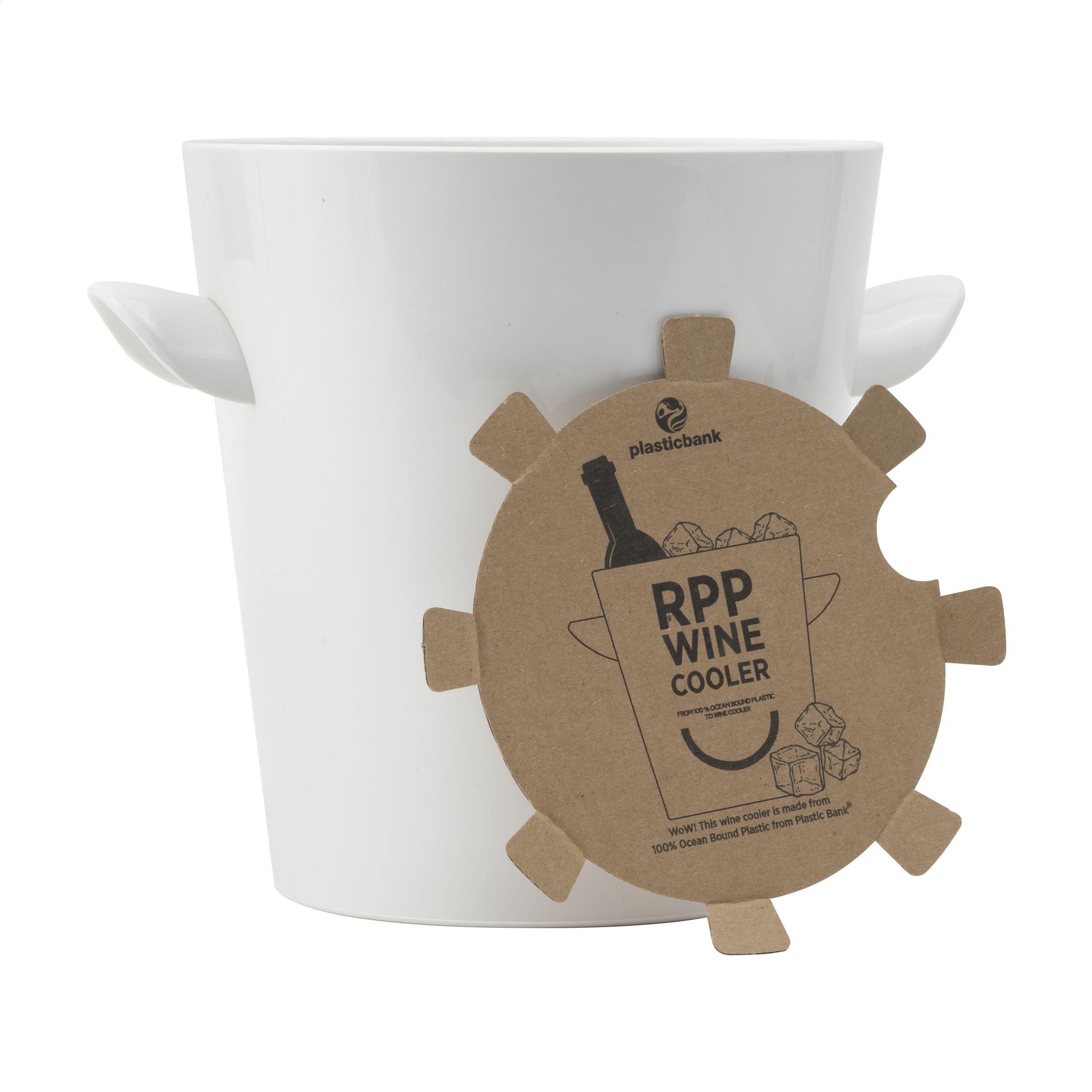 Vue 4 de Plastic Bank Champagne Cooler seau à glace