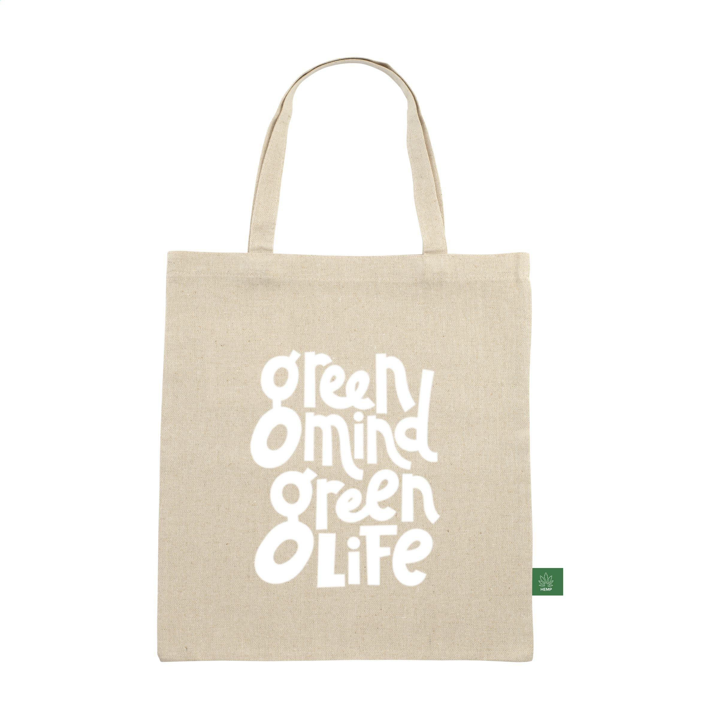 Vue 3 de Hemp Tote Bag (280 g/m²) sac