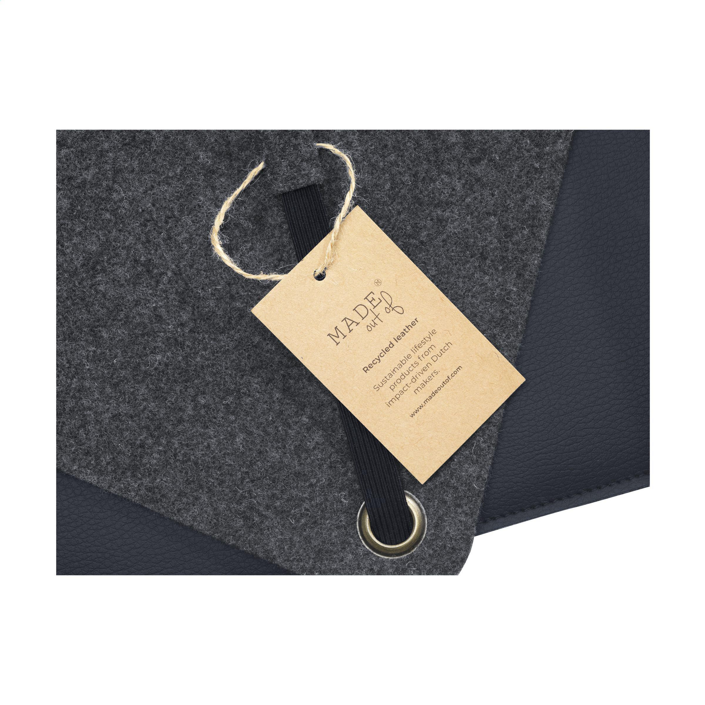 Vue 4 de Recycled Felt&Apple ImitationLeather Sleeve 15/16p