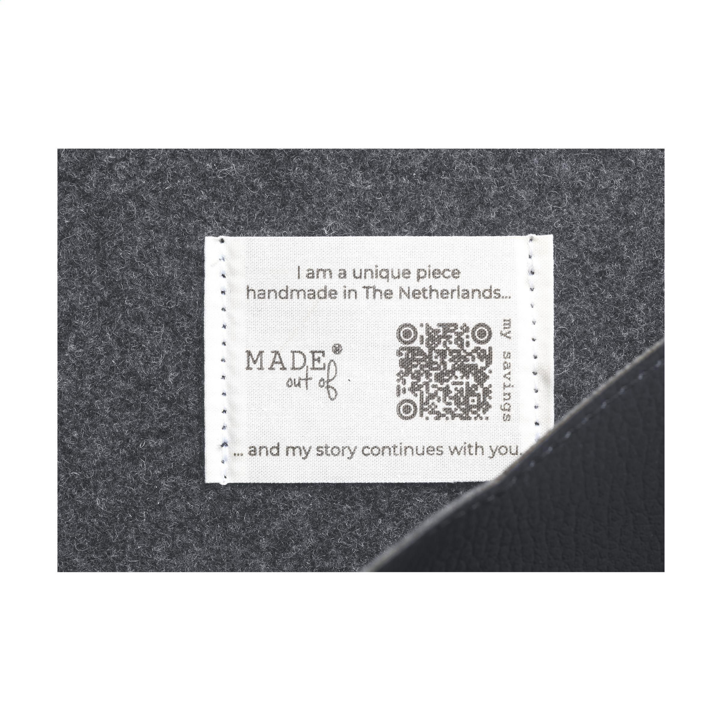 Vue 6 de Recycled Felt&Apple ImitationLeather Sleeve 15/16p