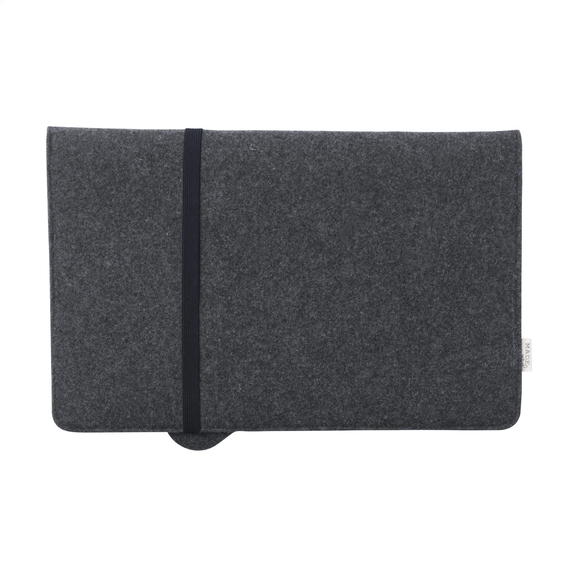 Vue 2 de Recycled Felt&Apple ImitationLeather Sleeve 15/16p