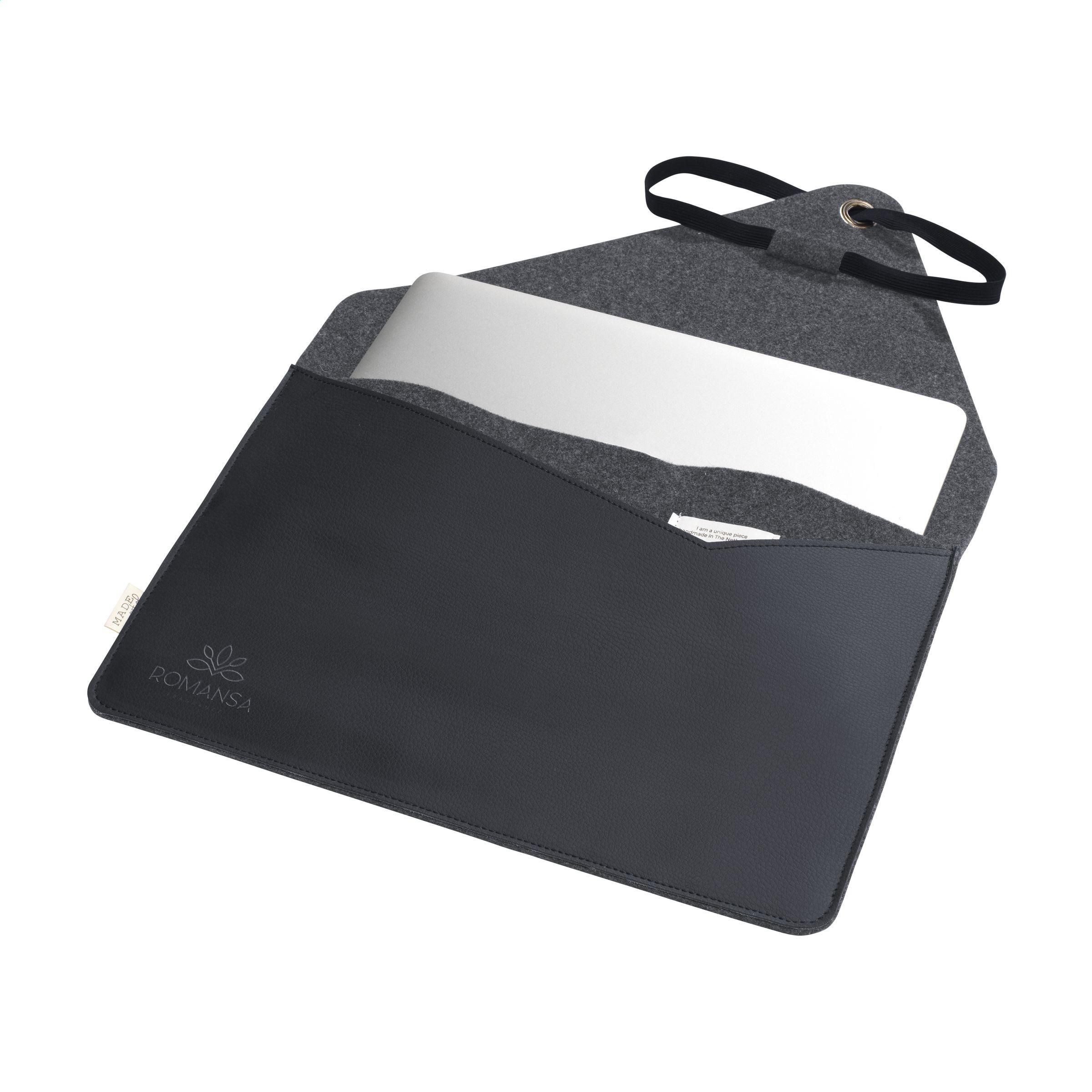 Vue 3 de Recycled Felt&Apple ImitationLeather Sleeve 15/16p
