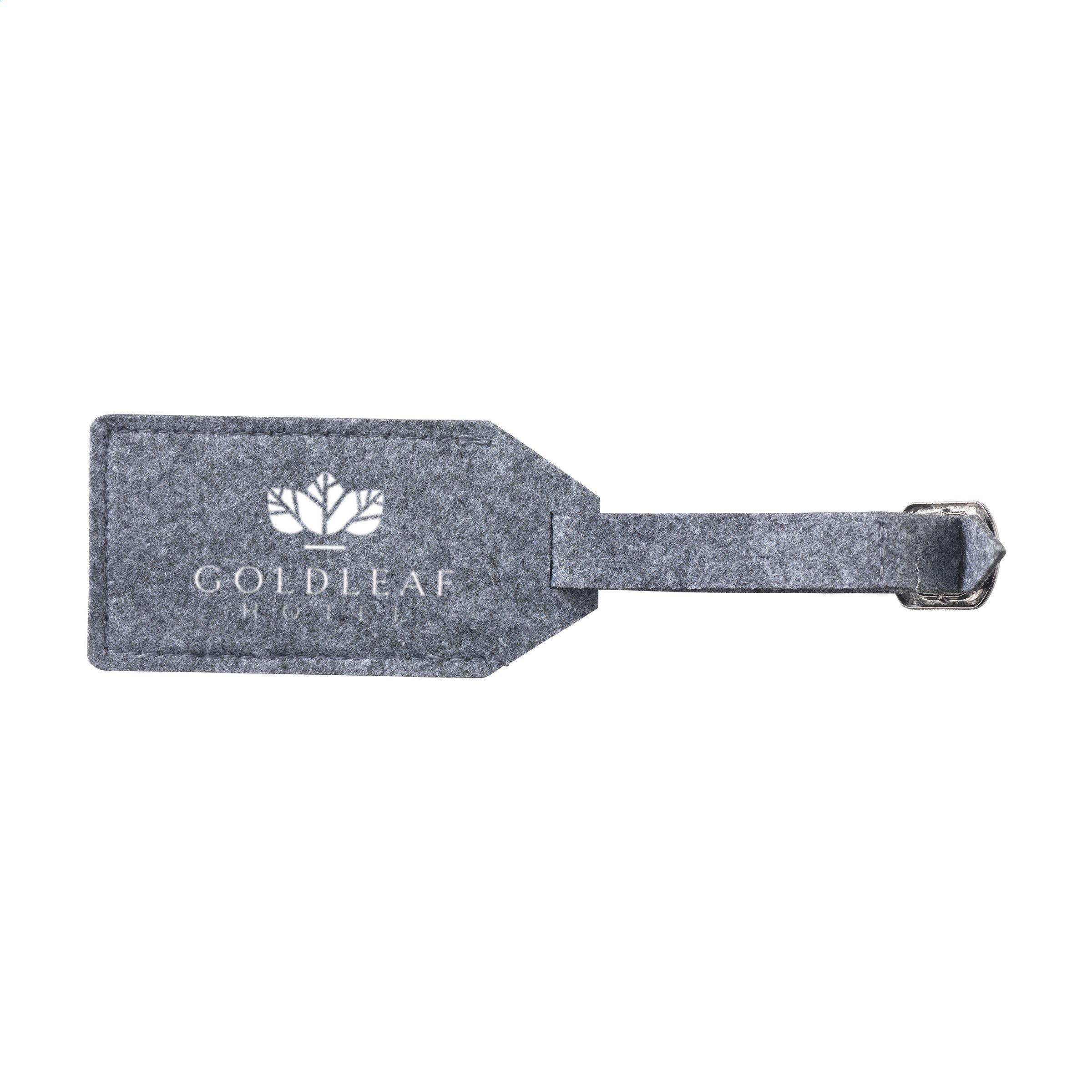 Vue 7 de RPET Felt GRS Luggage Tag étiquette de bagage