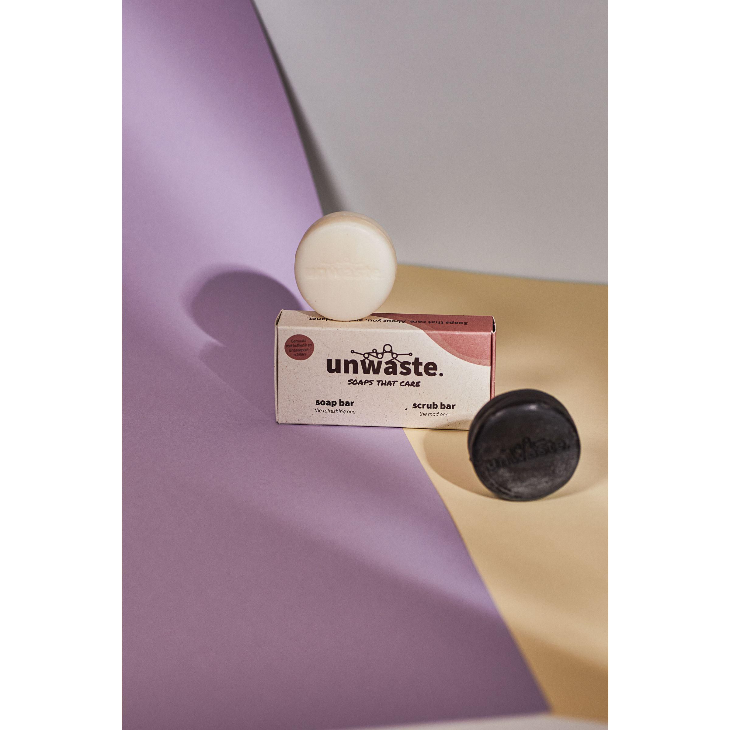 Vue 7 de Unwaste Duopack Soap & Scrub bar